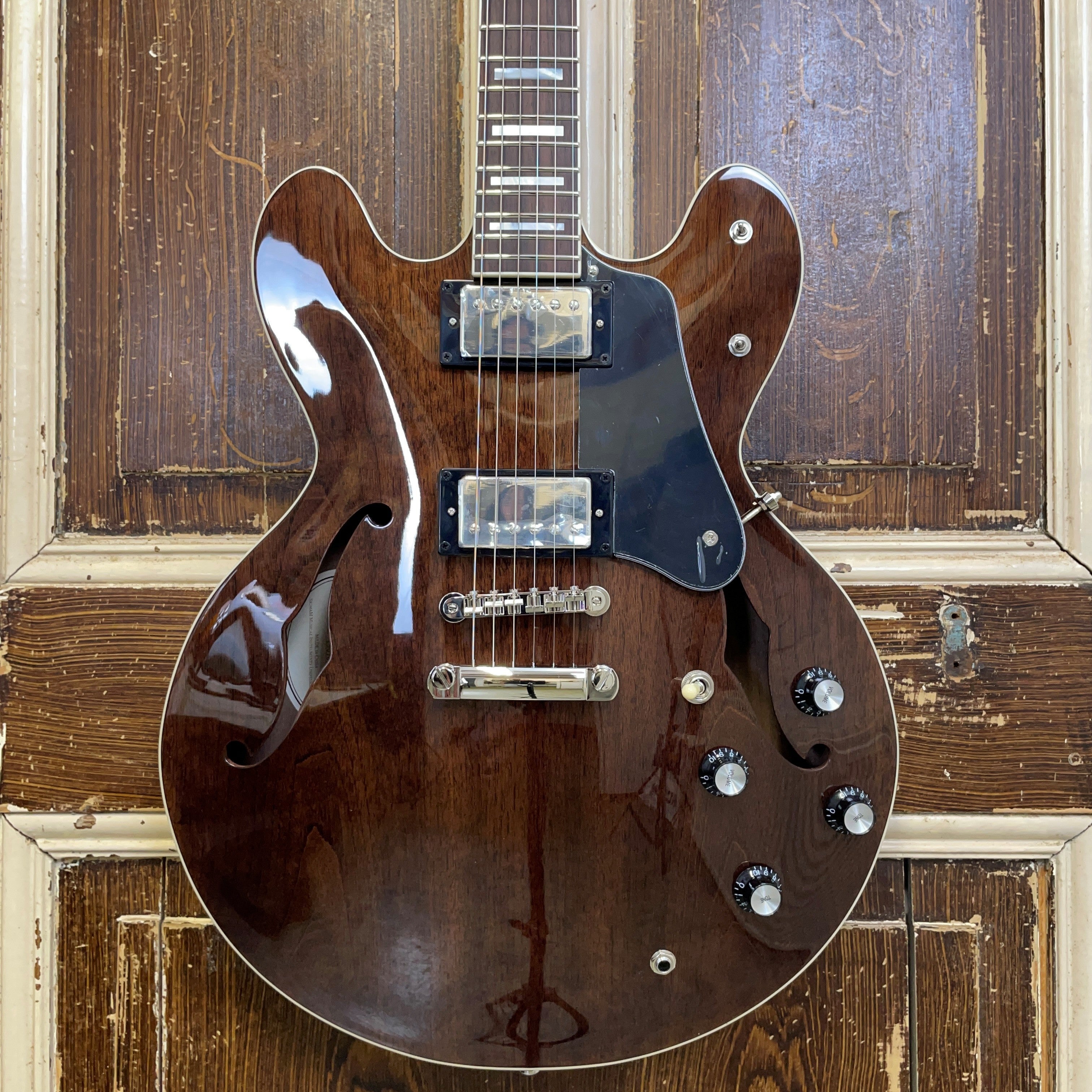 Sigma HBW-102H-DS Semi-Hollowbody Elektrische gitaar