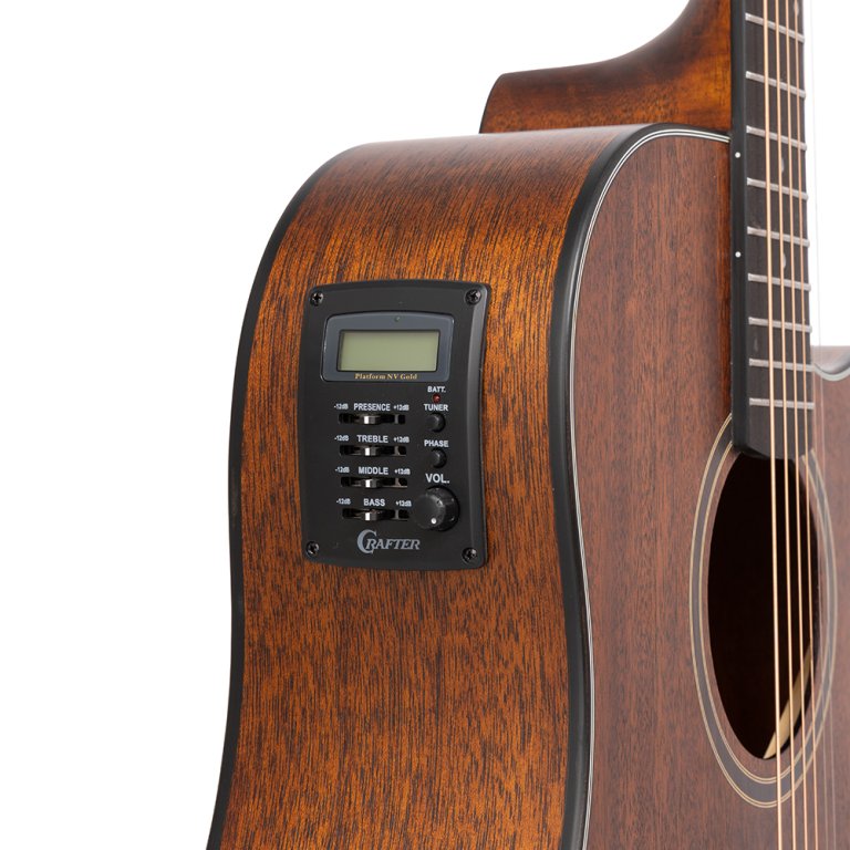 Crafter Lite D15CE Mahonie Dreadnought Westerngitaar