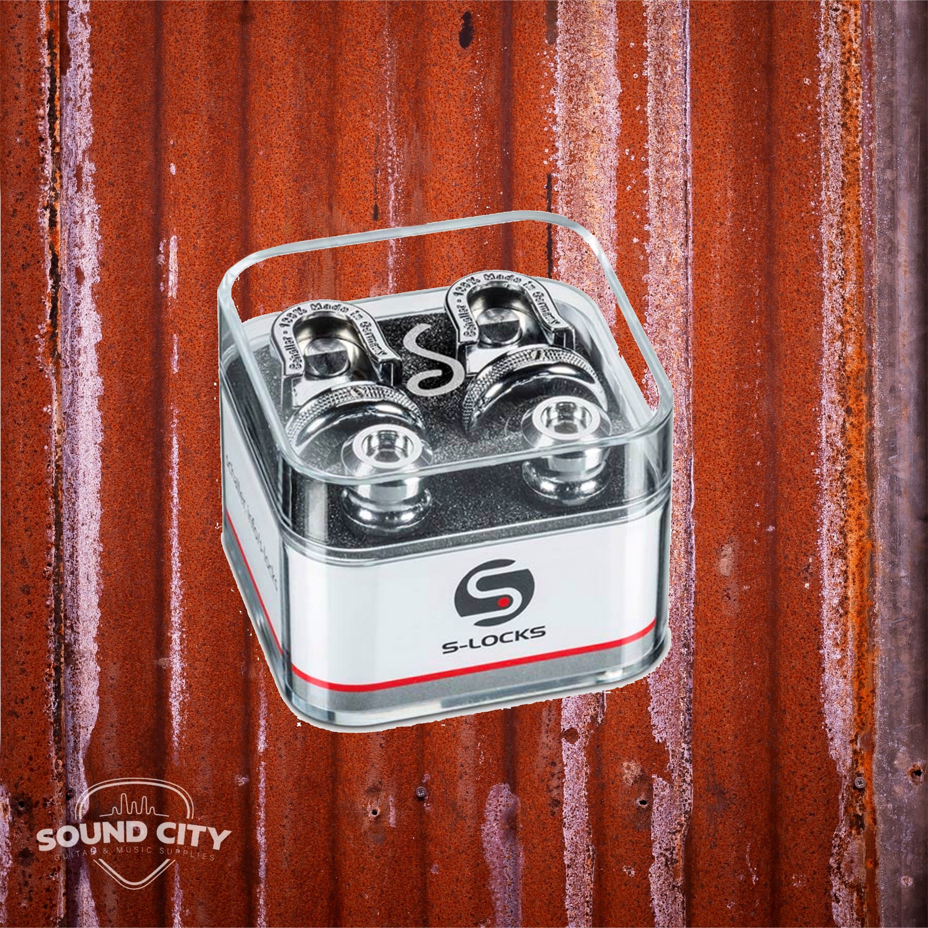 Schaller S-Locks strap lock set Chrome