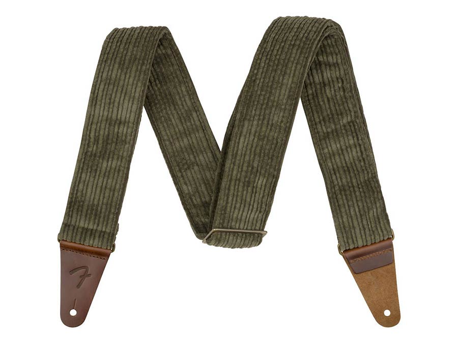 Fender Corduroy Guitar Strap - Olive