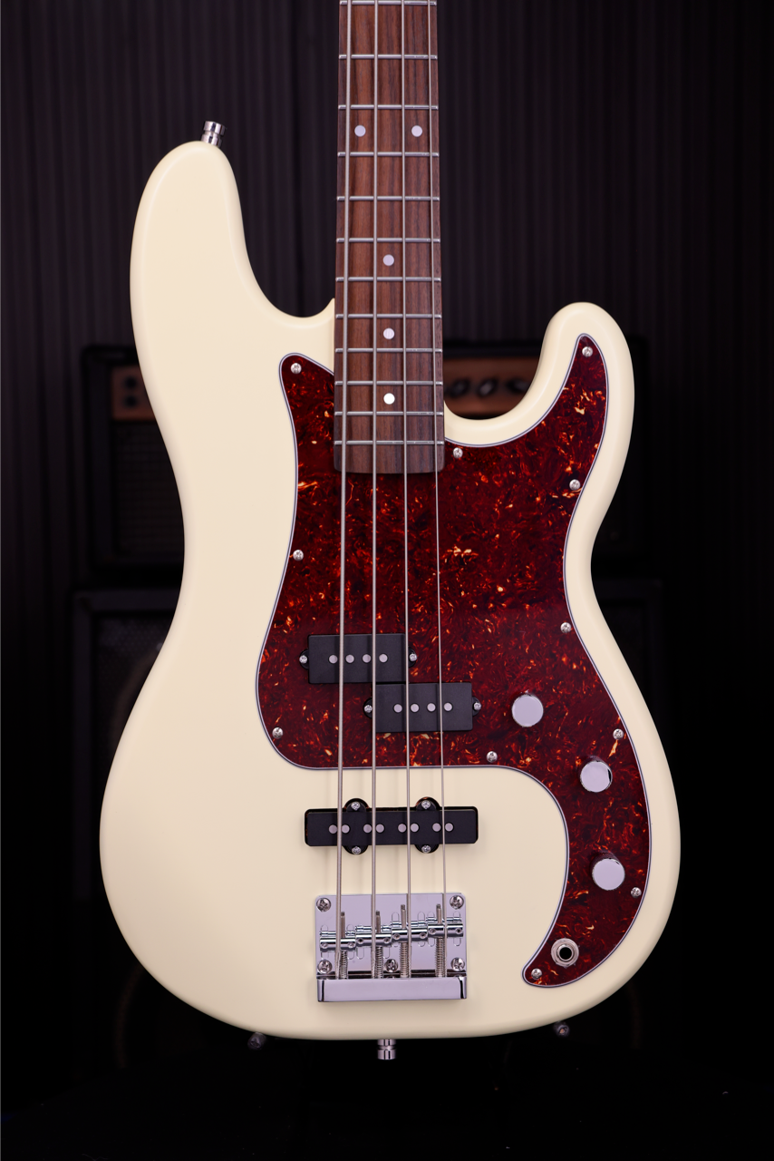 Patina PPJB-3 Olympic White Elektrische Basgitaar