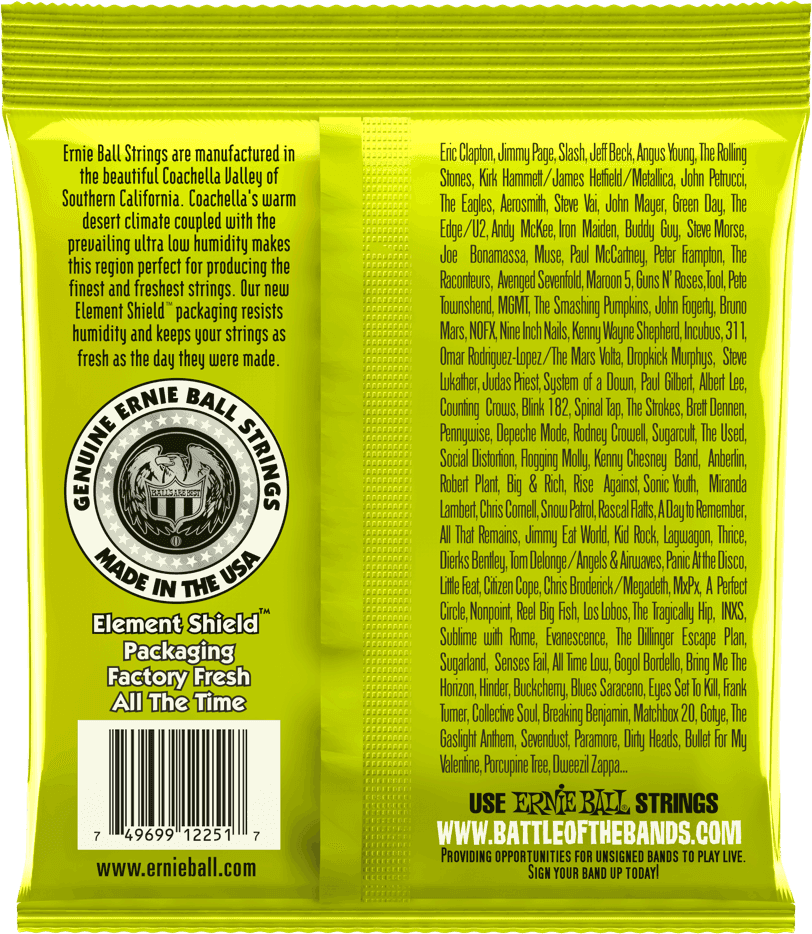 Ernie Ball 2251 Rock N Roll Regular Slinky 10-46 snaren