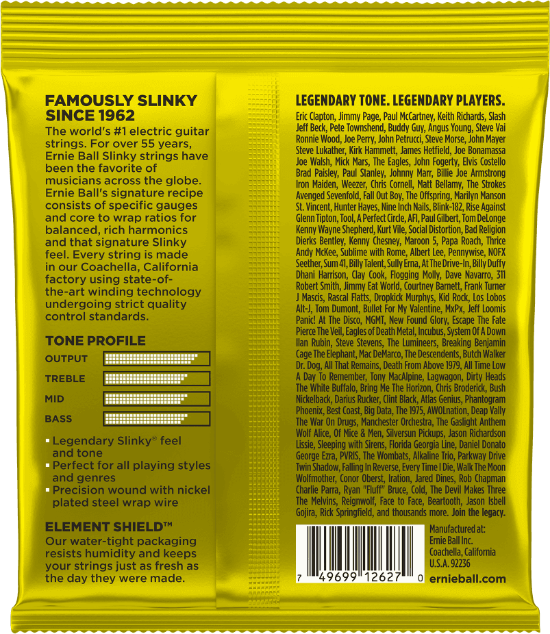 Ernie Ball 2627 Beefy Slinky 11-54 snaren