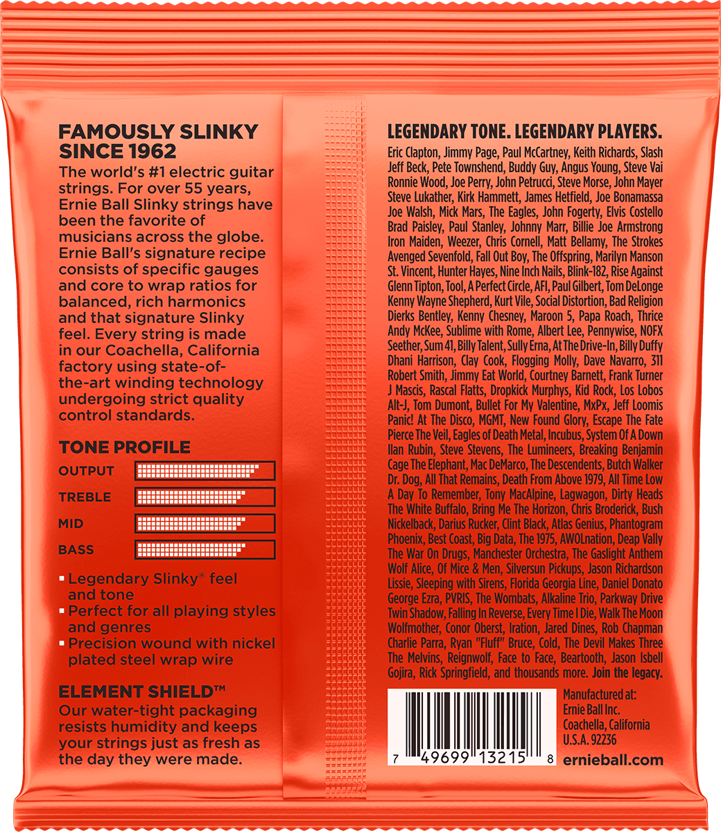 Ernie Ball 3215 Skinny Top Heavy Bottom 10-52 snaren (3 Pack)