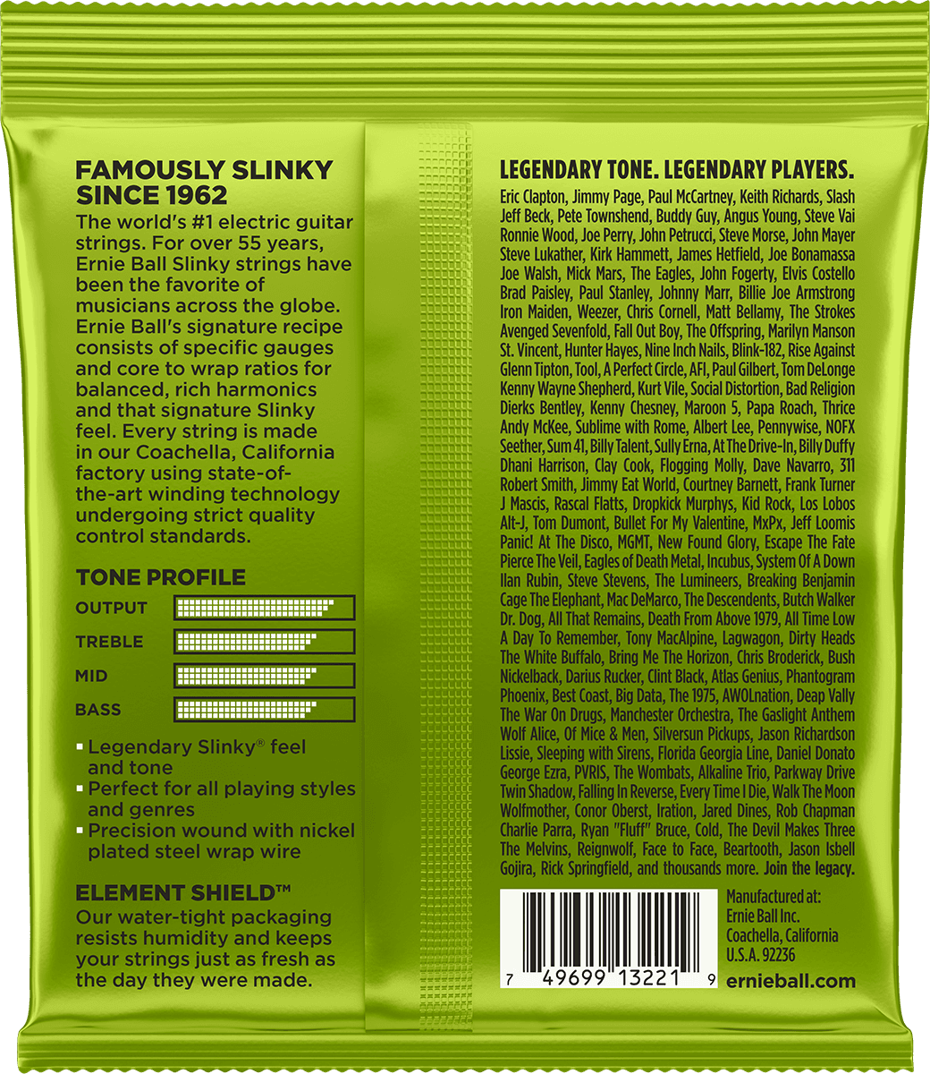 Ernie Ball 3221 Regular Slinky 010-046 snaren (3 Pack)