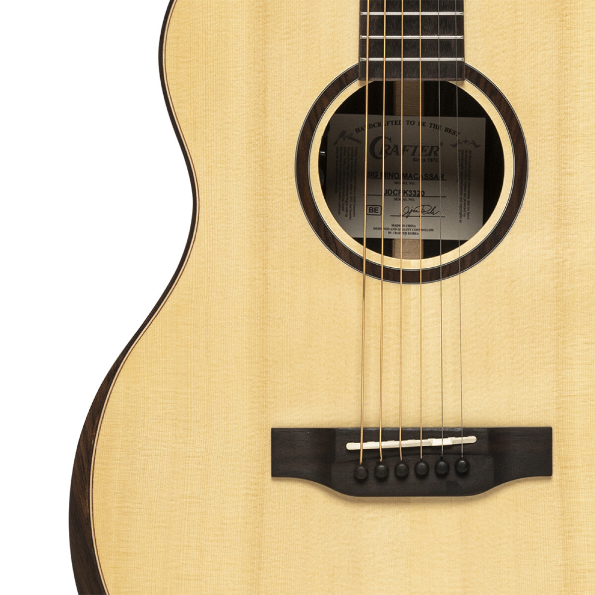 Crafter Big Mino Macassar Westerngitaar