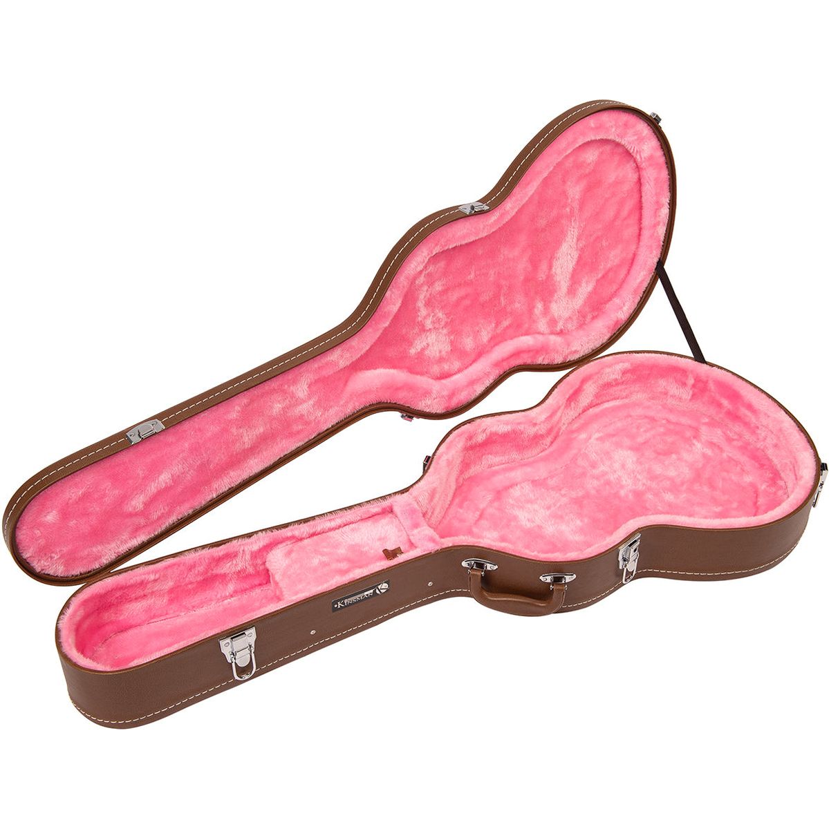 Kinsman Arch Top Guitar Case-Brown