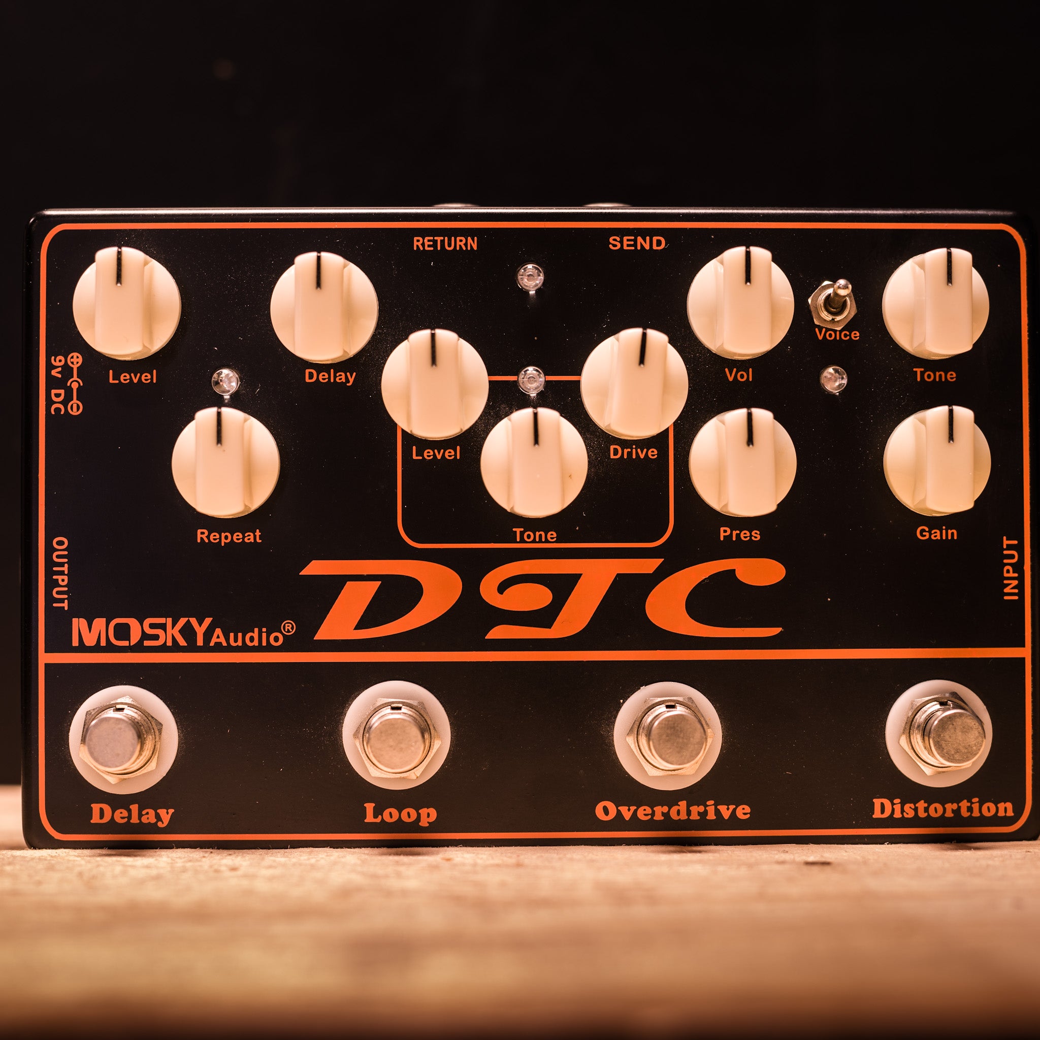 Mosky DTC 4 in 1 gitaar effectpedaal (occasion)