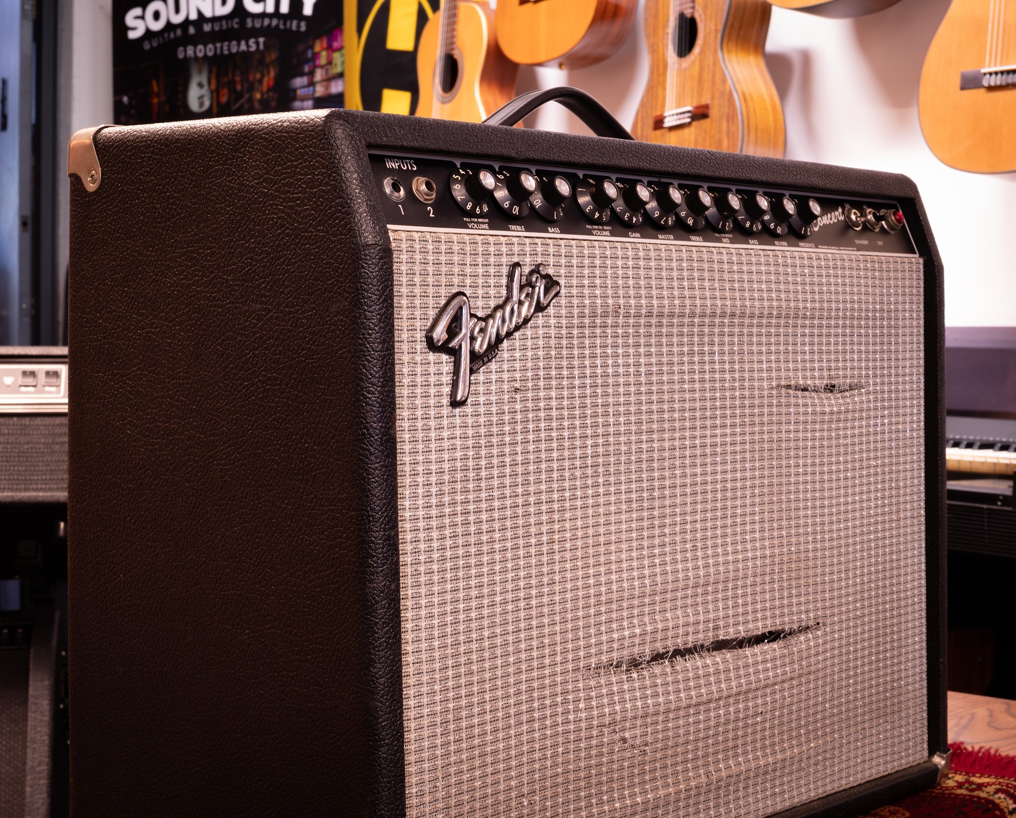 Fender Concert (Rivera) 1982-87 60W Buizen Gitaarversterker Combo (occasion)