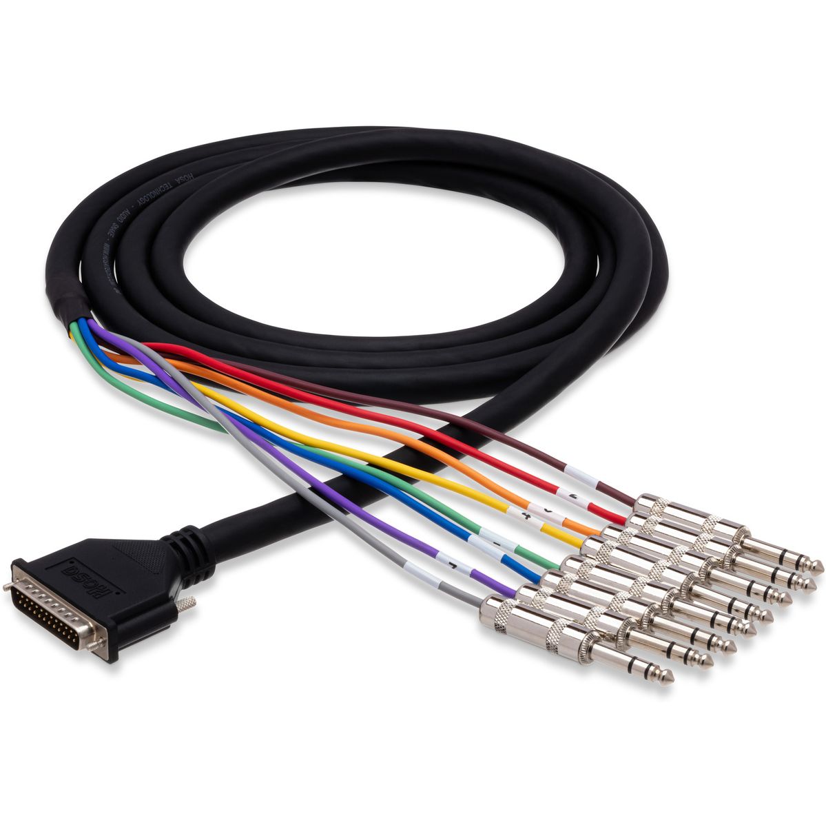 Hosa DTP-803 Balanced Snake DB25 To 1/4 In TRS 3 M