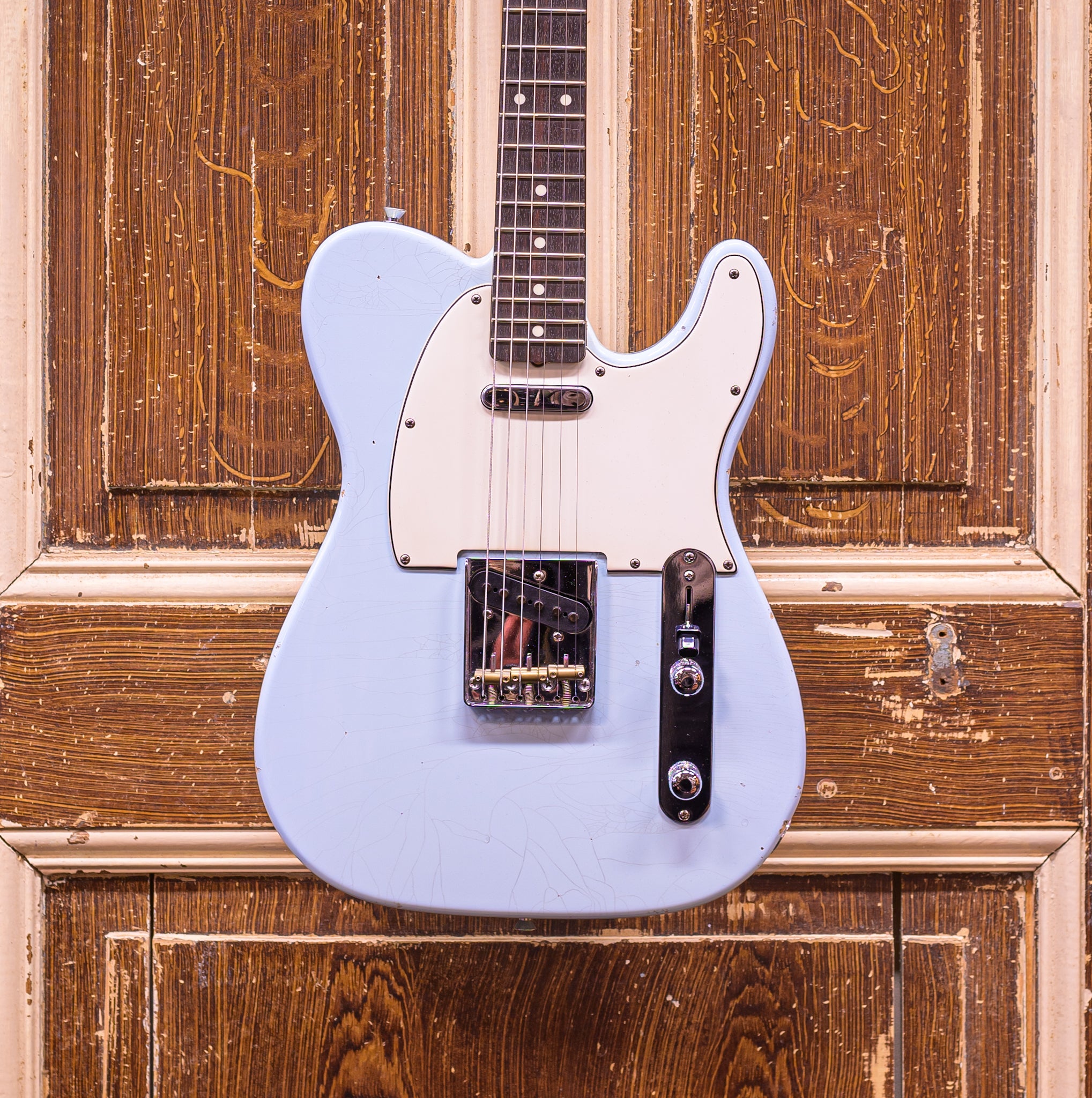Del-Tone 60's T-Style Sonic Blue Elektrische gitaar