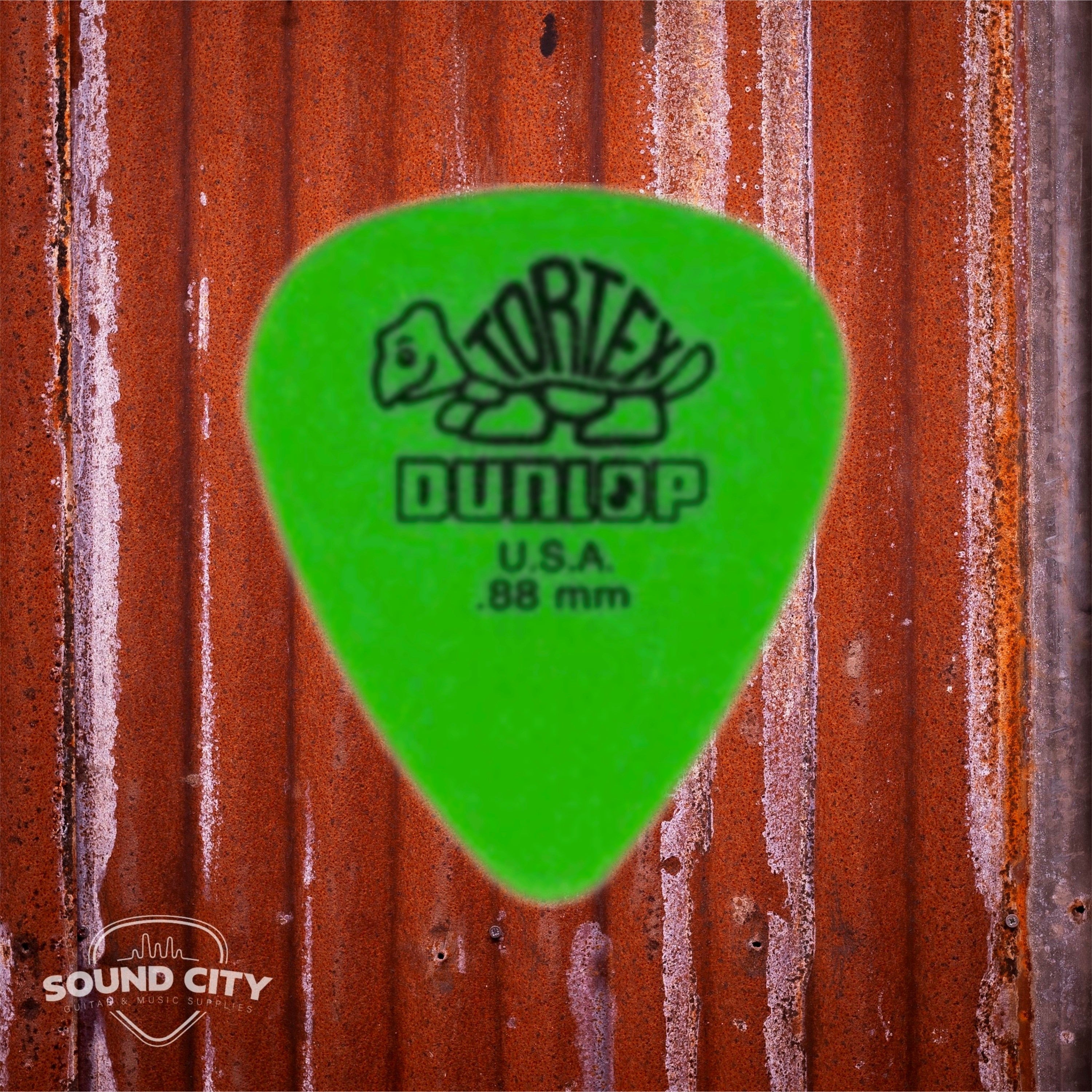 Dunlop Plectrum Tortex Standaard 0.88mm Groen
