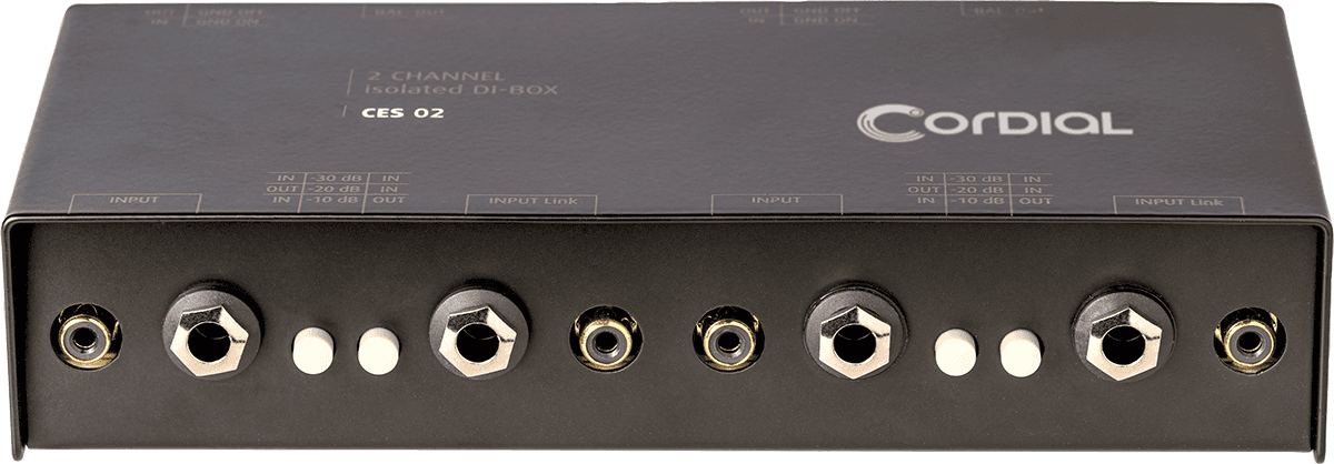Cordial CES02 Passieve DI Box (2 kanalen, Stereo)