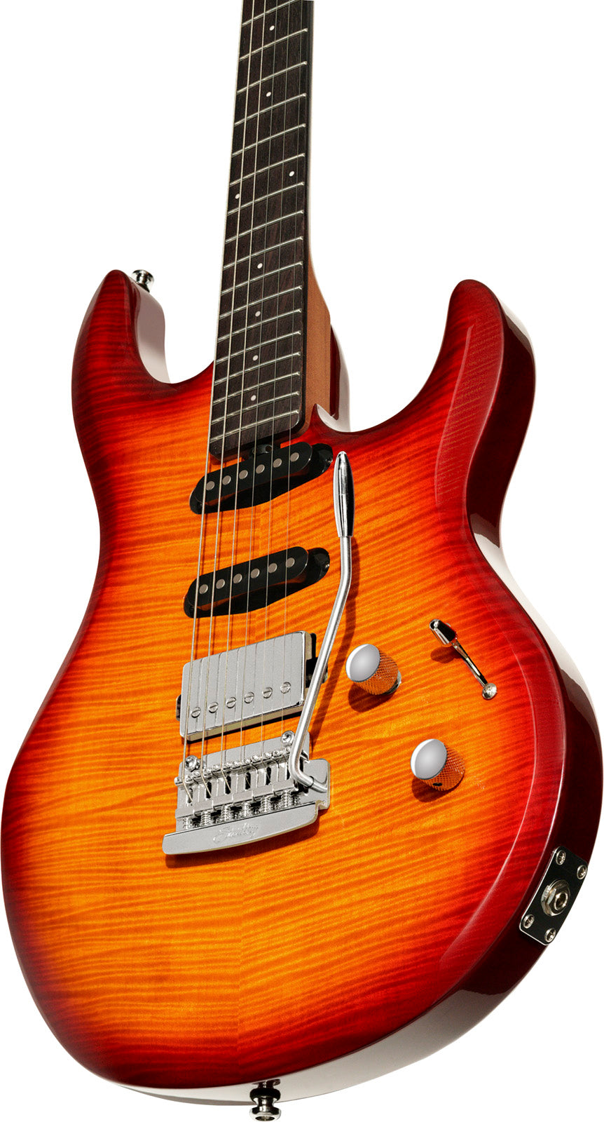 Sterling by Music Man Steve Lukather Luke HSS Heritage Cherry Burst