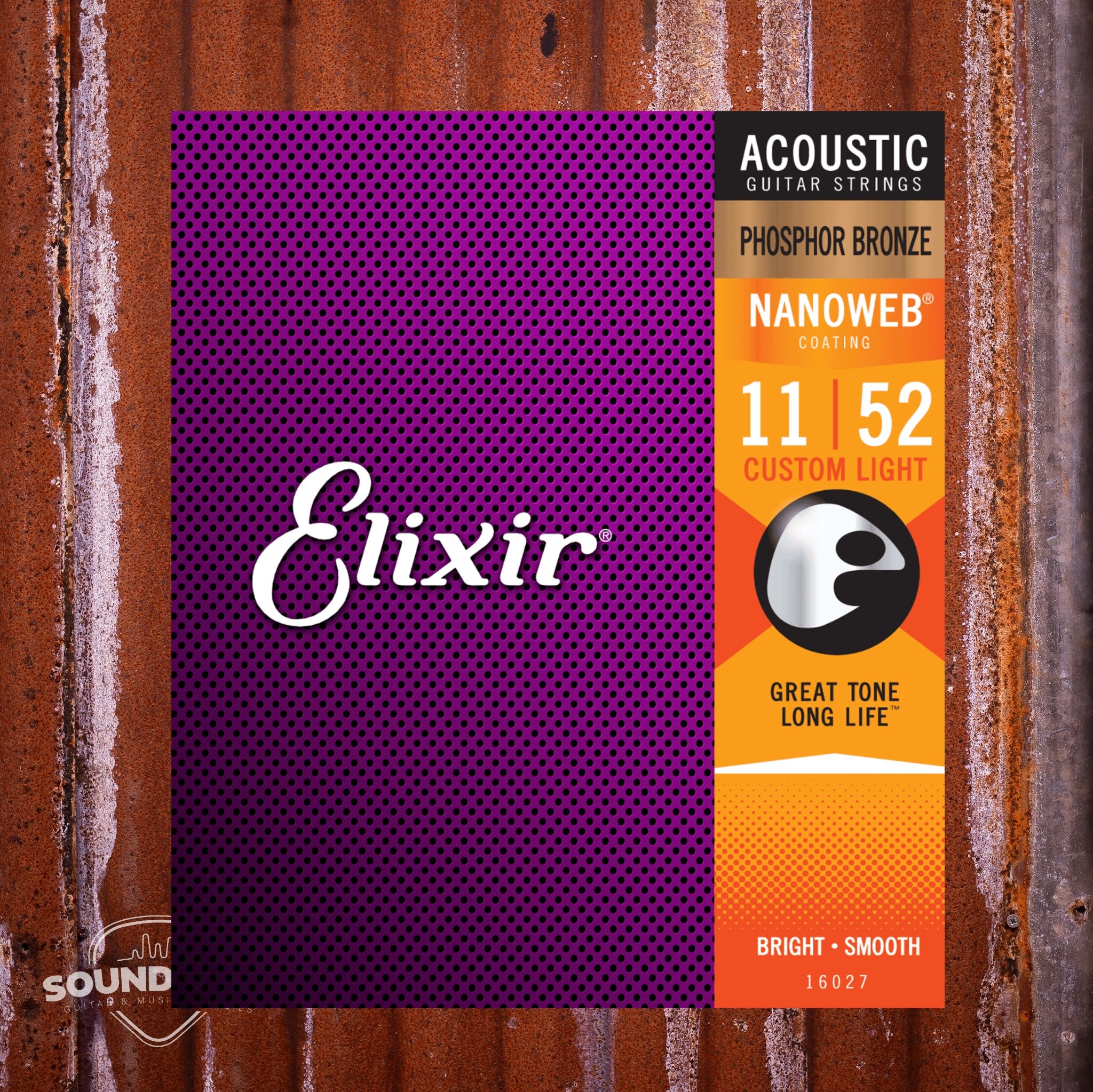 Elixir 16027 Acoustic Custom Light 11-52 snaren