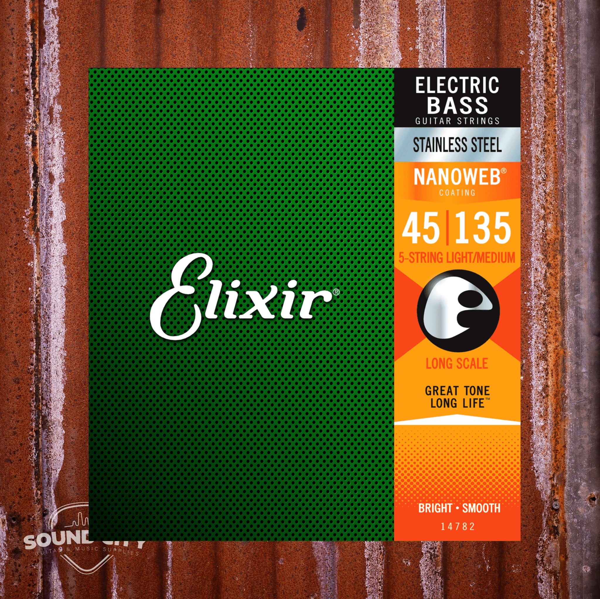 Elixir 14782 Medium Light Bass 45-135 snaren (5sn.)