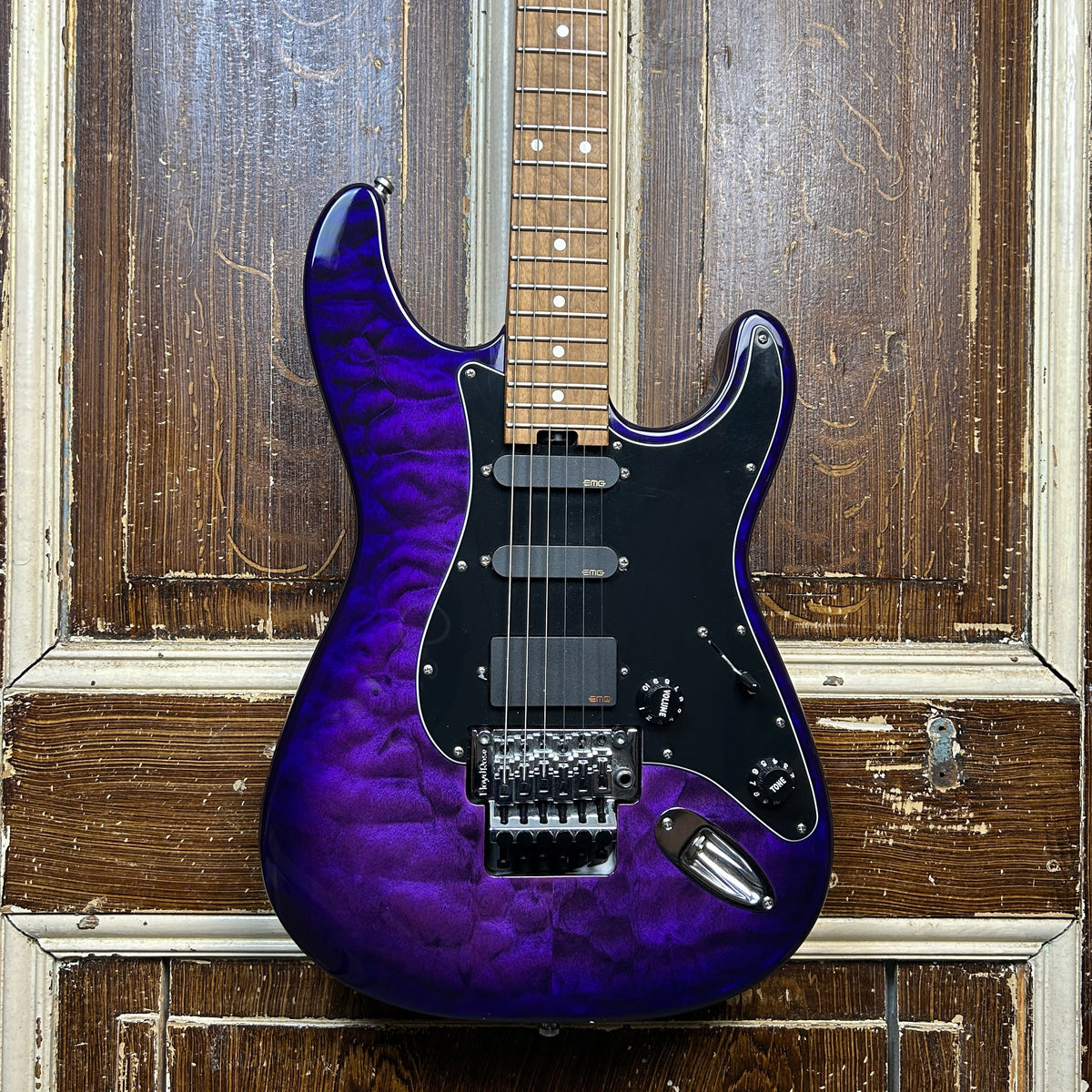 Charvel Marco Sfogli Signature Pro-Mod So-Cal Style 1 HSS β Transparent Purple Burst Elektrische Gitaar (Occasion)