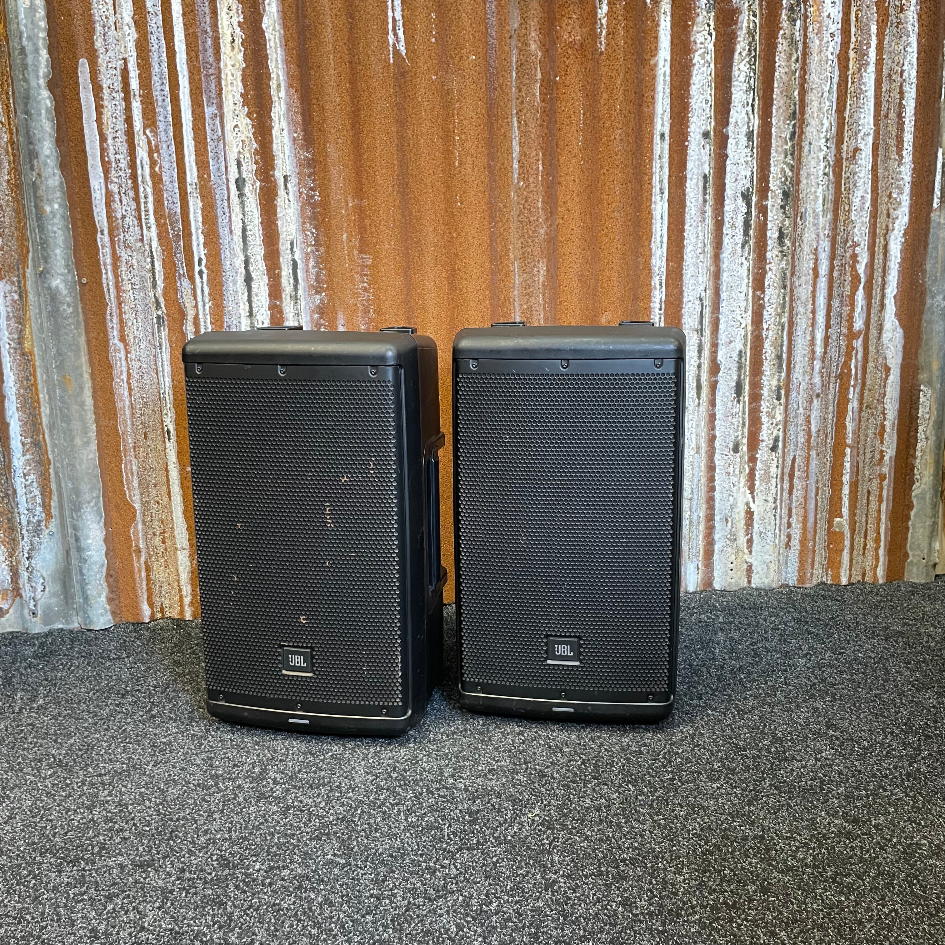 JBL EON610 10 inch Actieve speaker 1000W SET (occasion)