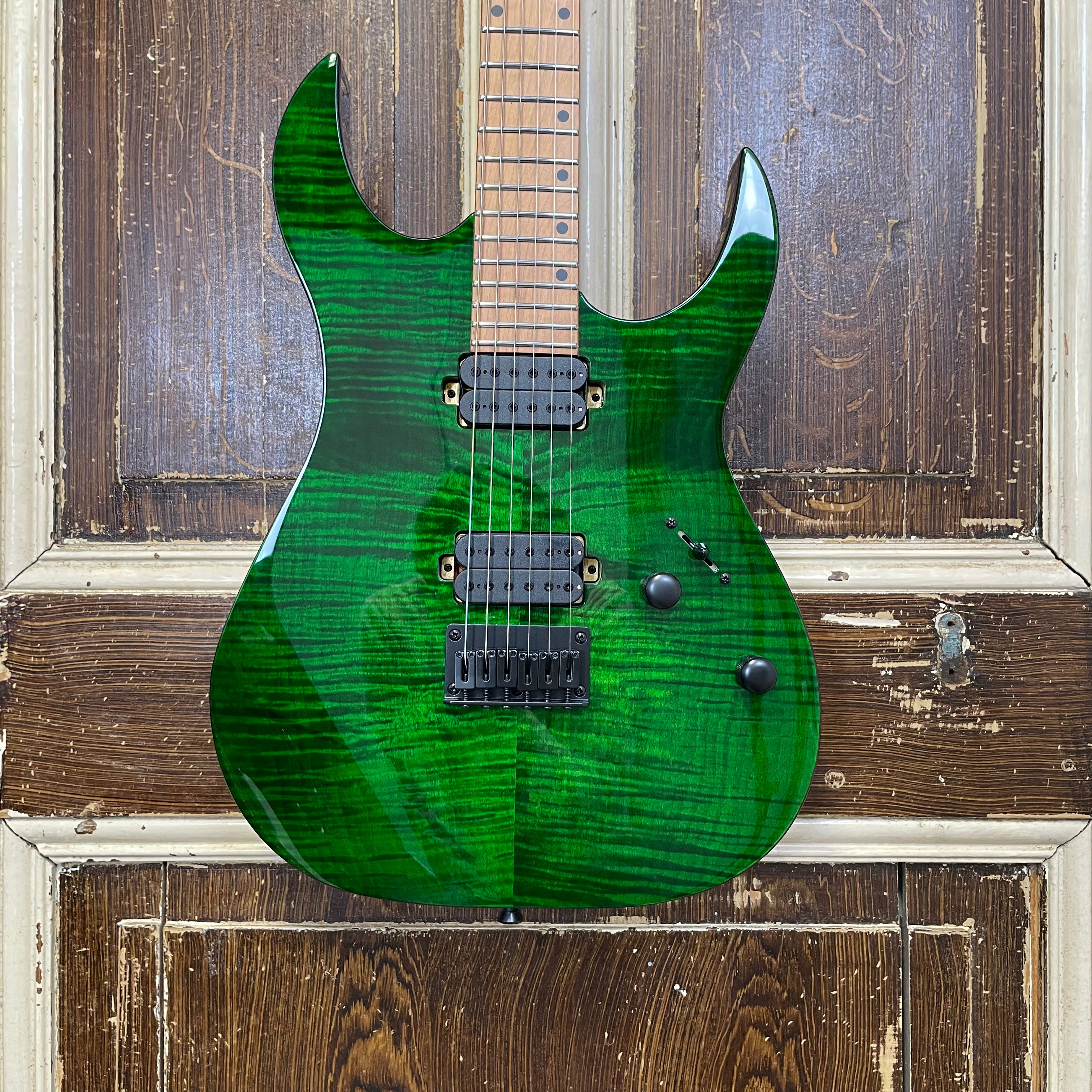 Spira Guitars S-450 TGR Transparent Green elektrische gitaar