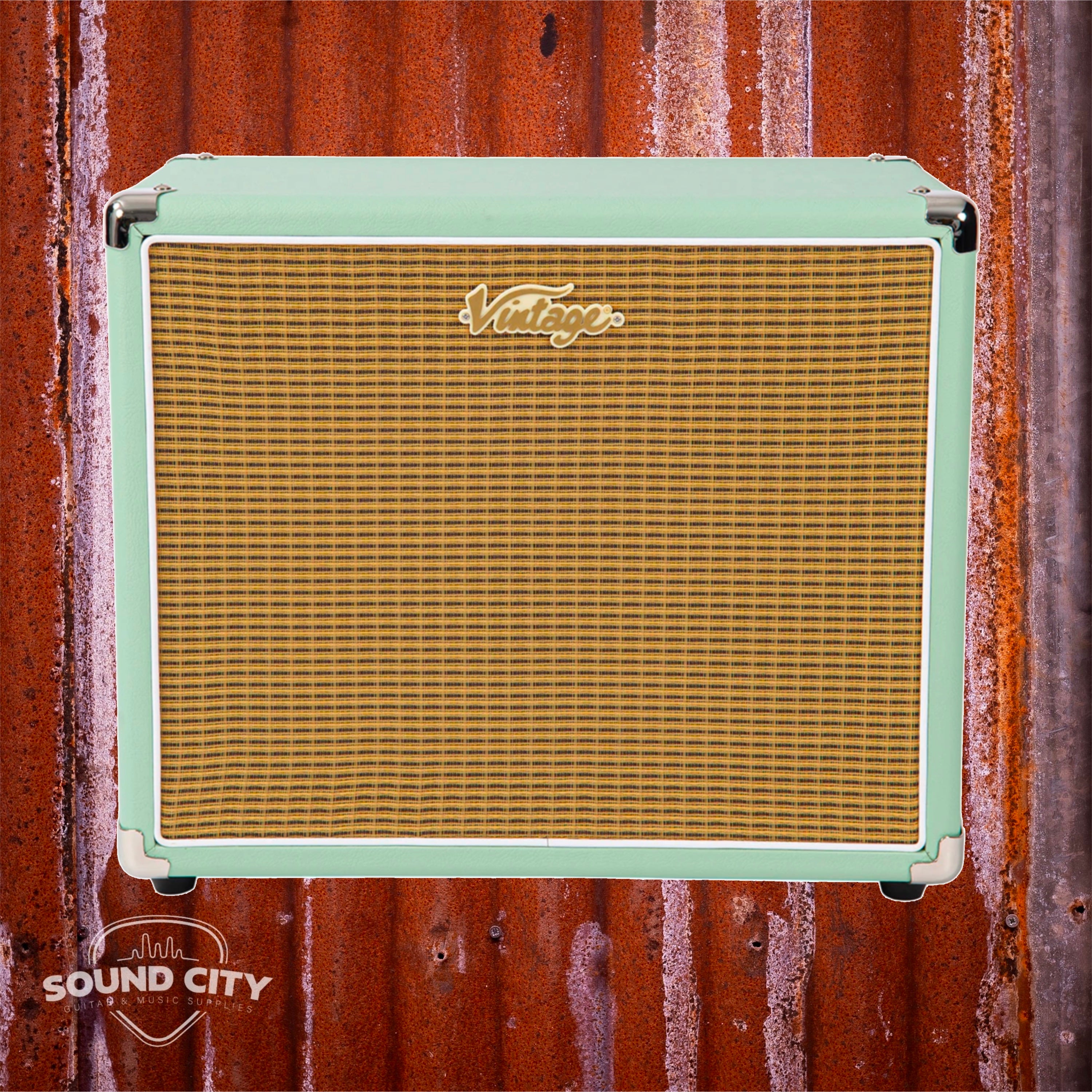 Vintage Retro 10" Cabinet ~ Mint Green