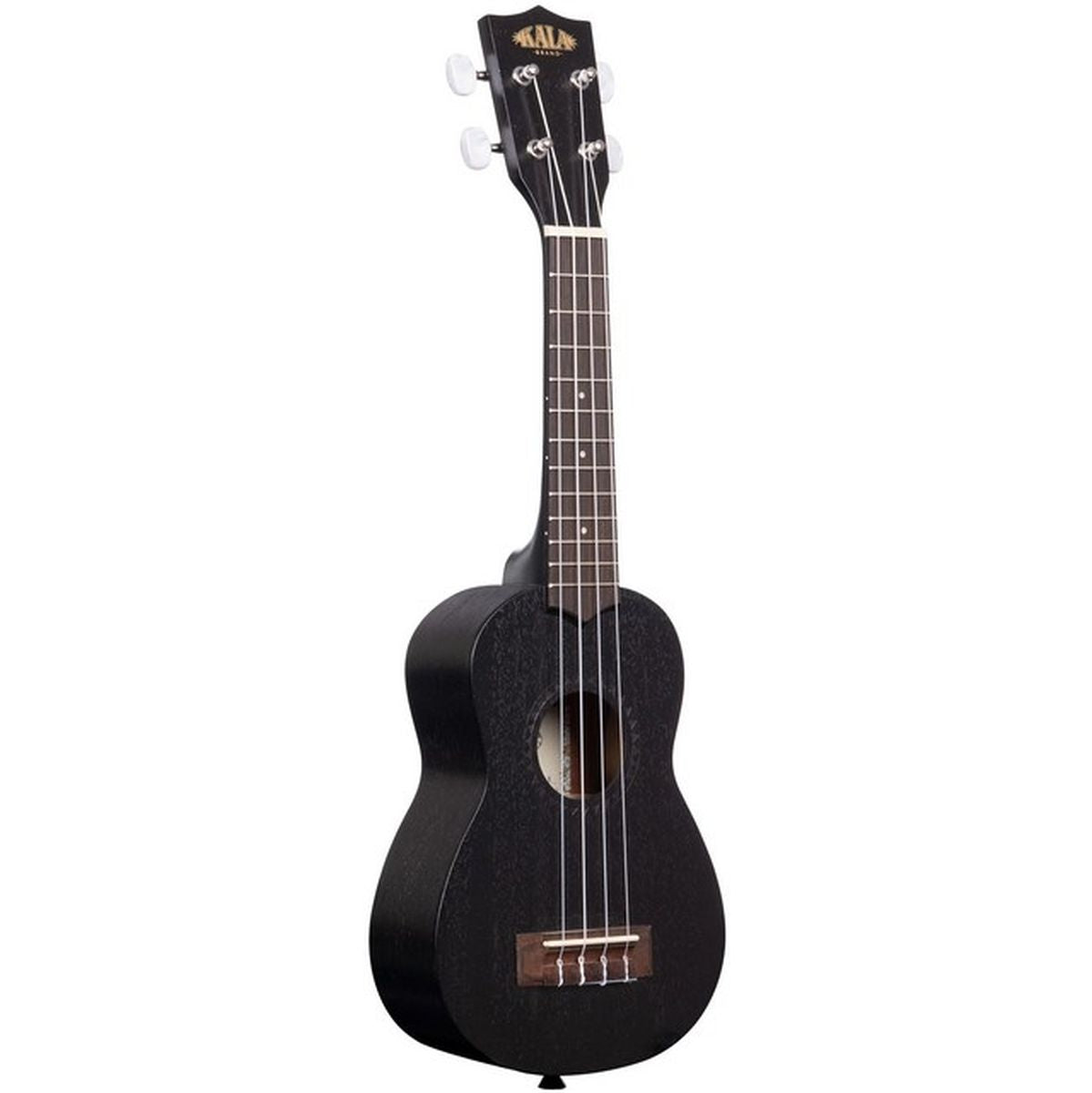 Kala Black Satin Mahogany Soprano Ukulele No Binding w/ Bag