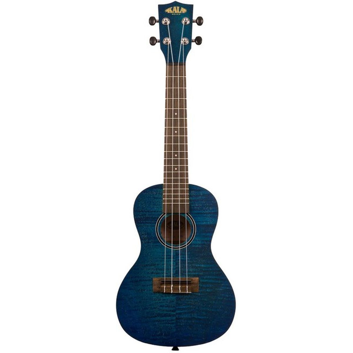 Kala Concert Exotic Mahogany Blue Ukulele w/ Bag