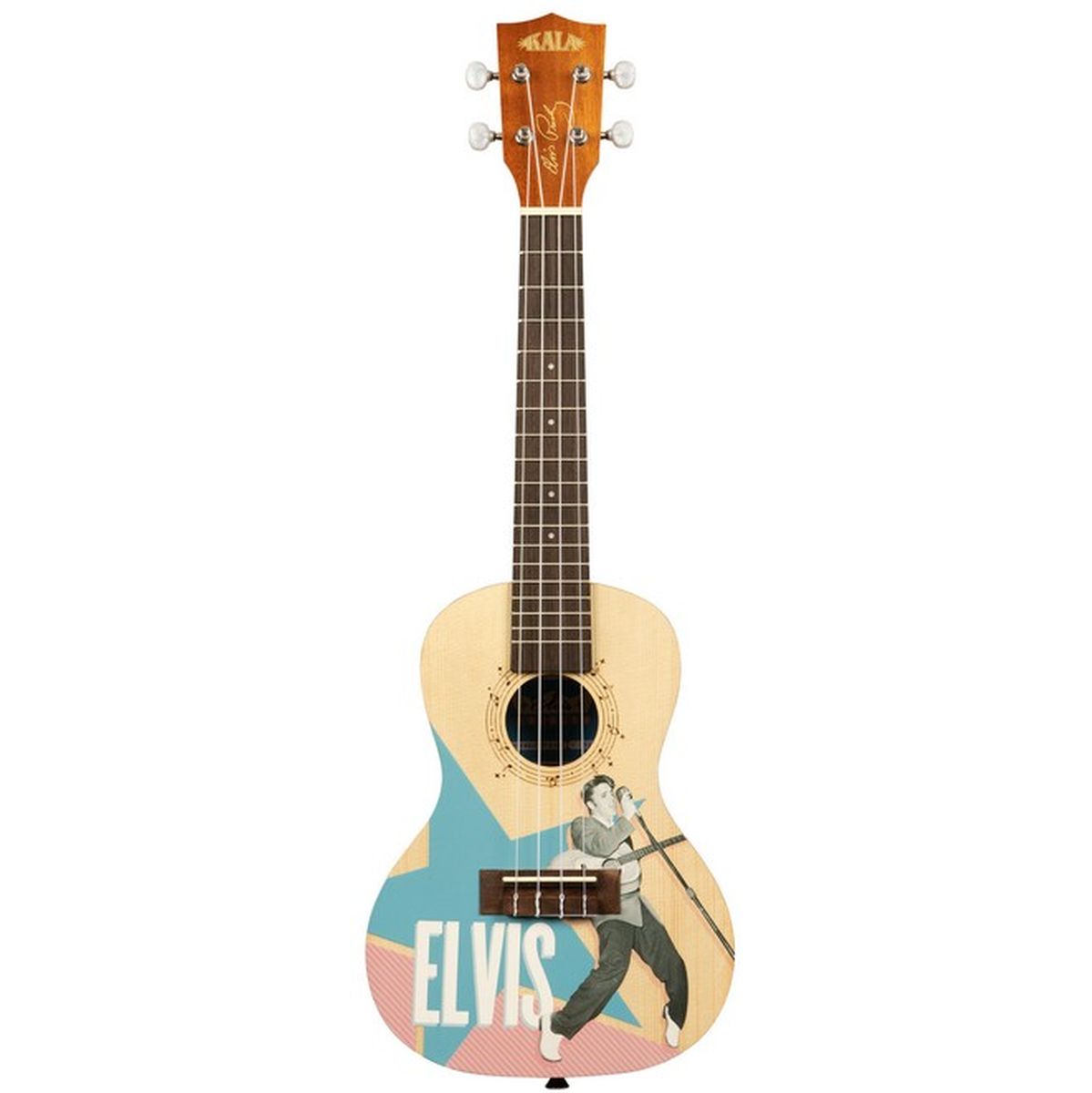 Kala Learn To Play Elvis Rockabilly Concert Ukulele Rosewood Update