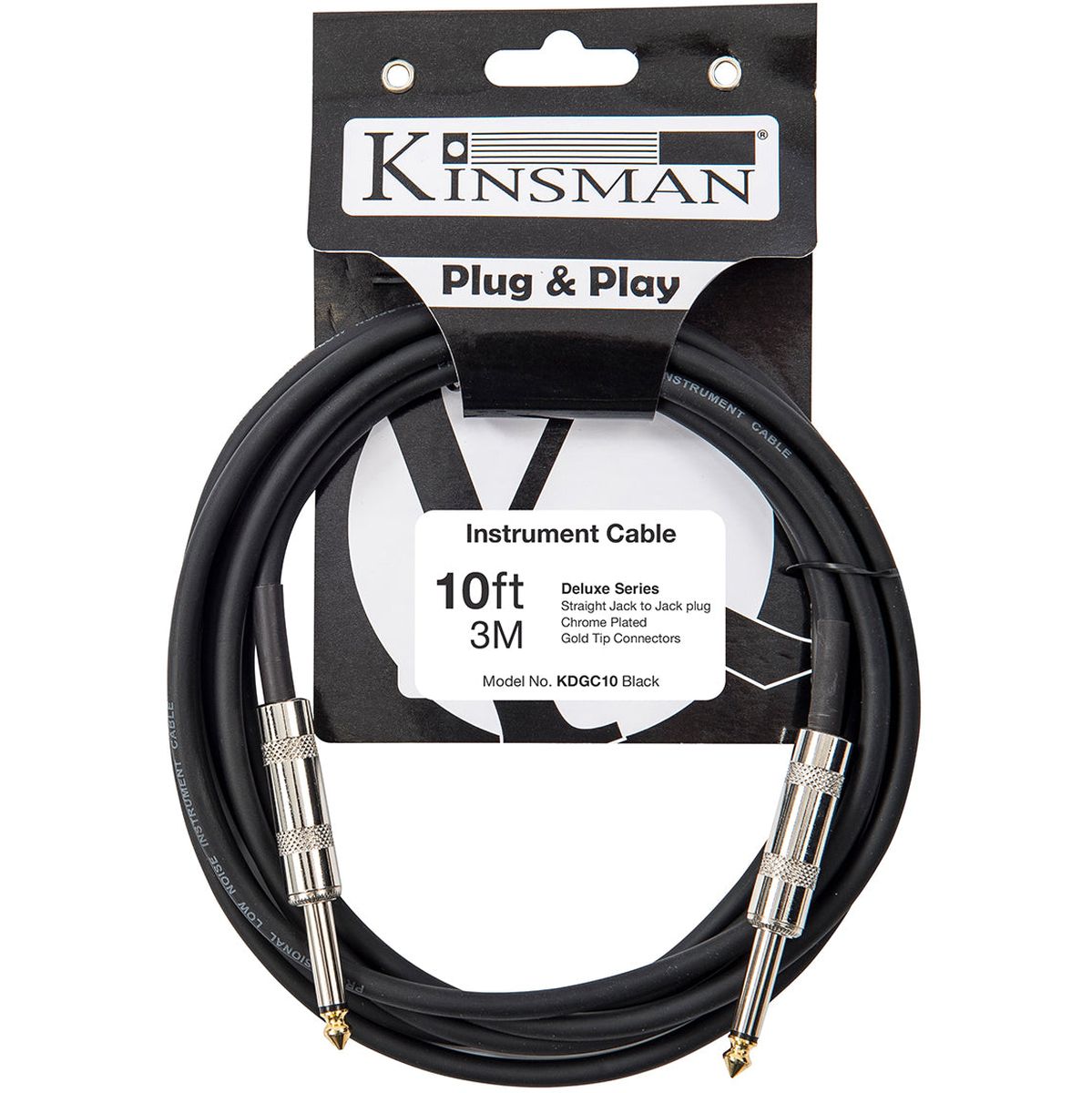 Kinsman Deluxe Instrument Cable - 10FT