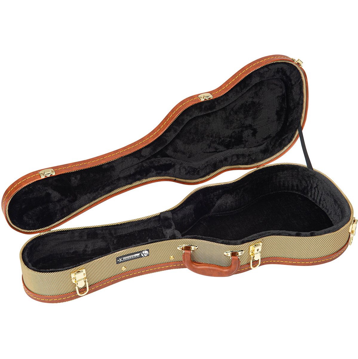Kinsman DLX Wooden Ukulele Case - Baritone