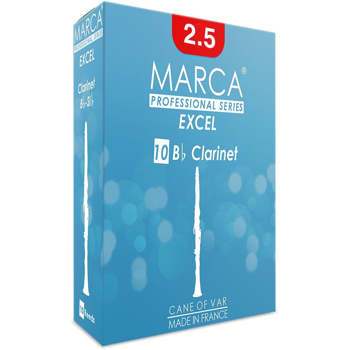 MARCA Reed Clarinet BB Excel 2.5 - PK Of 10