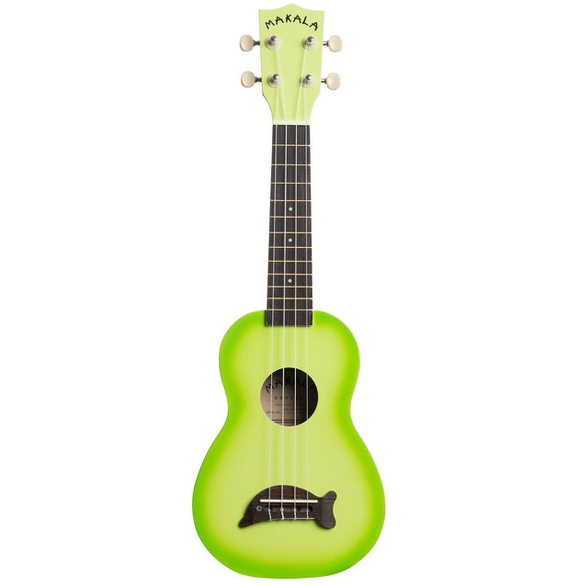 Kala Green Apple Burst Soprano Dolphin Rosewood Update