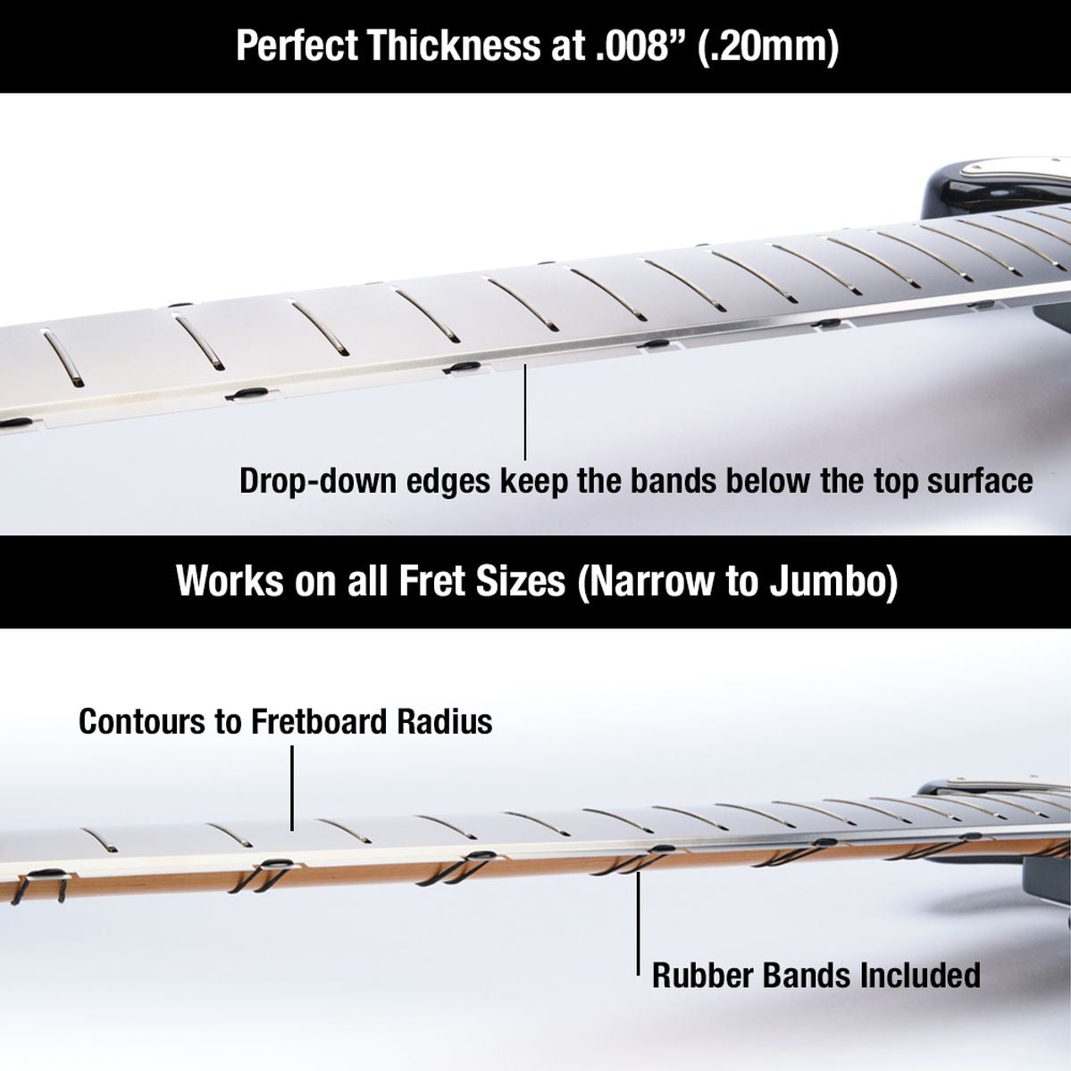 MusicNomad board Prot. Guard For B-34” Bass Guitar Fret ScaleFret Shield Fret