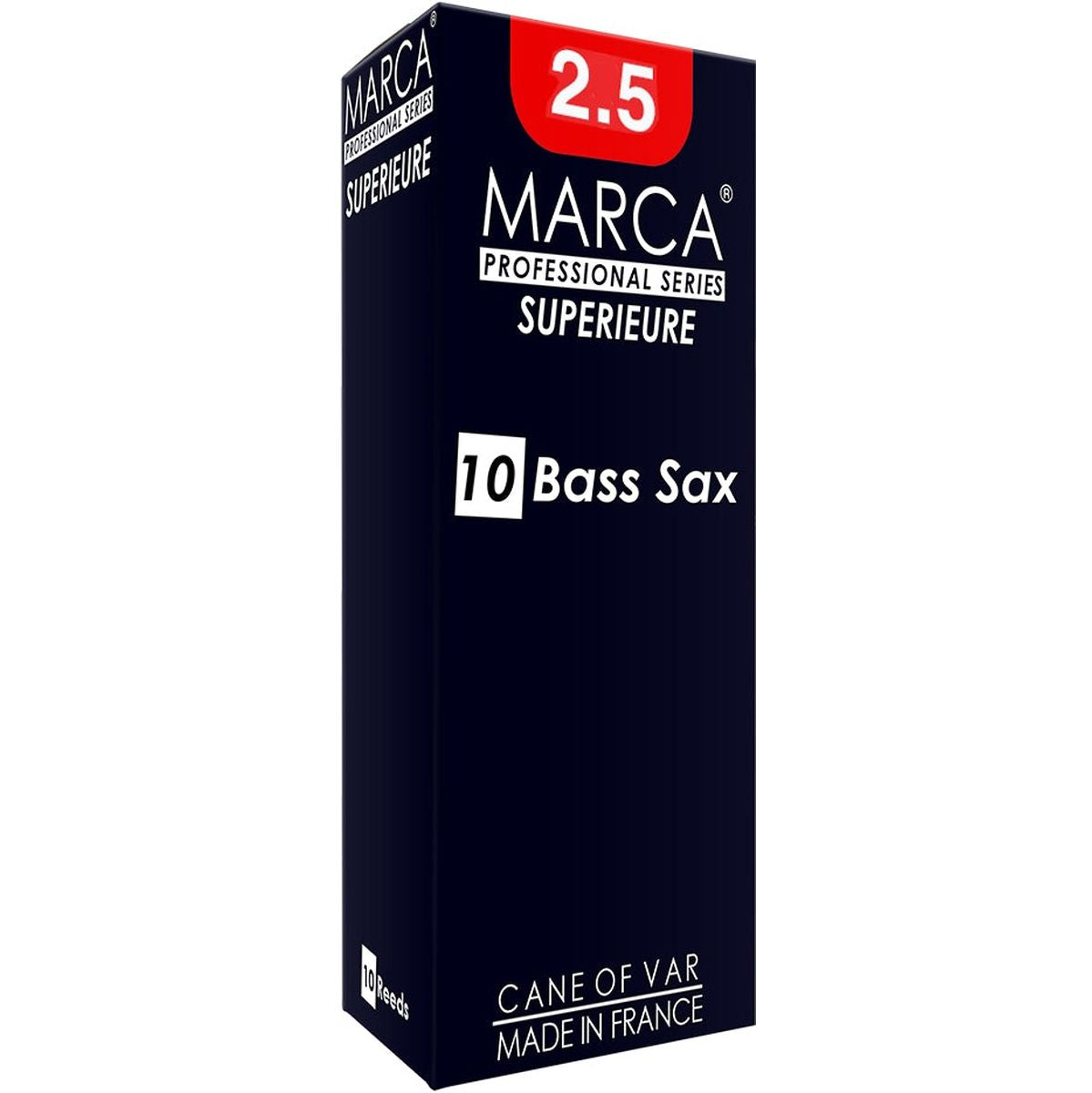 MARCA Reed Saxophone Bass Superieure 2.5 - PK Of 5