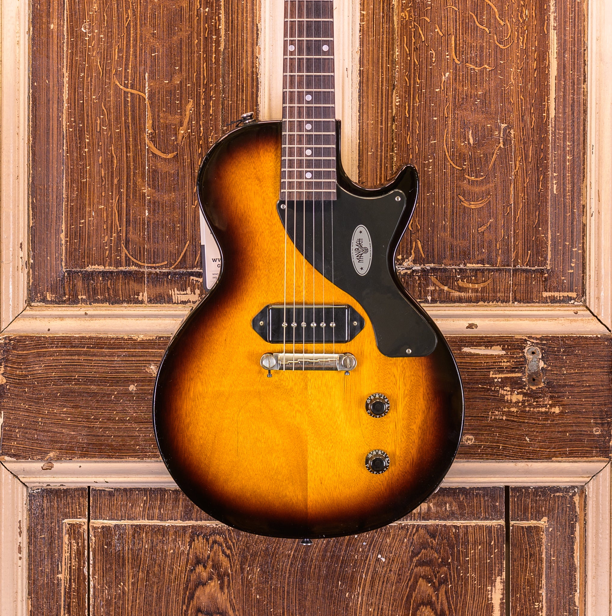 Maybach Lester Jr. '56 Single Cut 2-Tone SB Aged Elektrische Gitaar