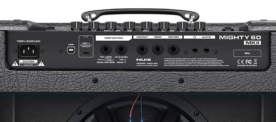 Nux Mighty 60 MK2 60W Gitaarversterker Combo