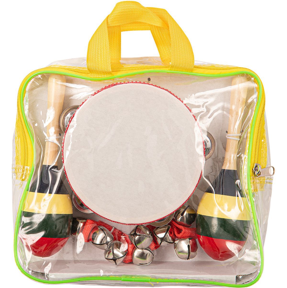 PP Tambourine & Maracas Set w/ Carry Bag