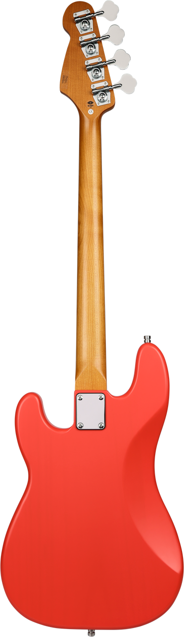 Patina PPB-3 Fiesta Red Elektrische Basgitaar