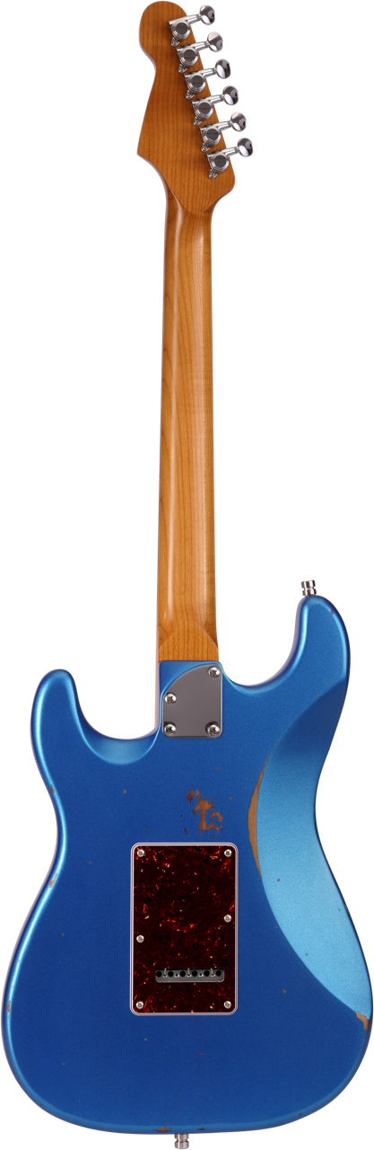 Patina PS-6 Lake Placid Blue Relic SSS S-Style Elektrische gitaar