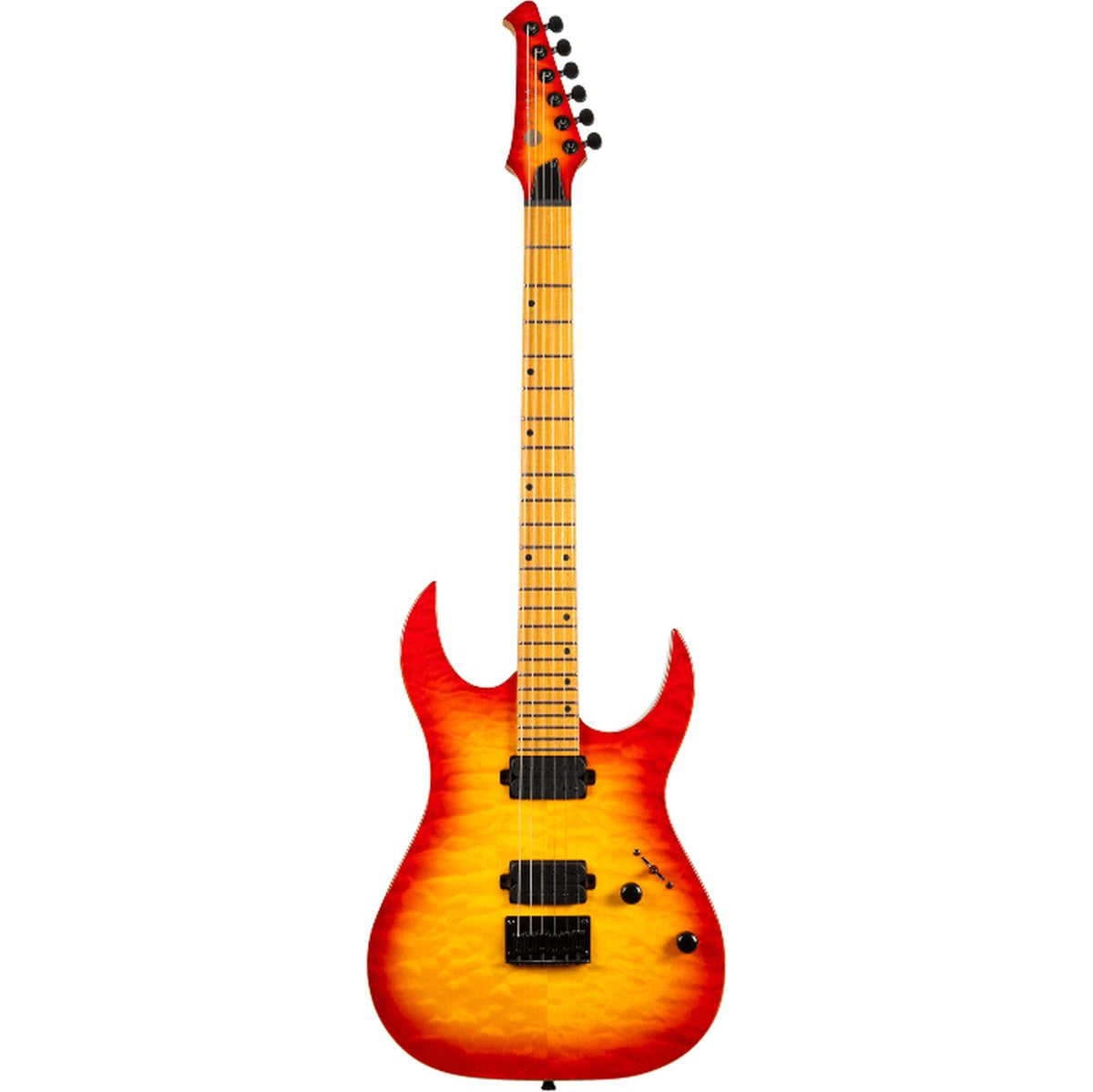 Spira Guitars S-500 QFB Fireburst