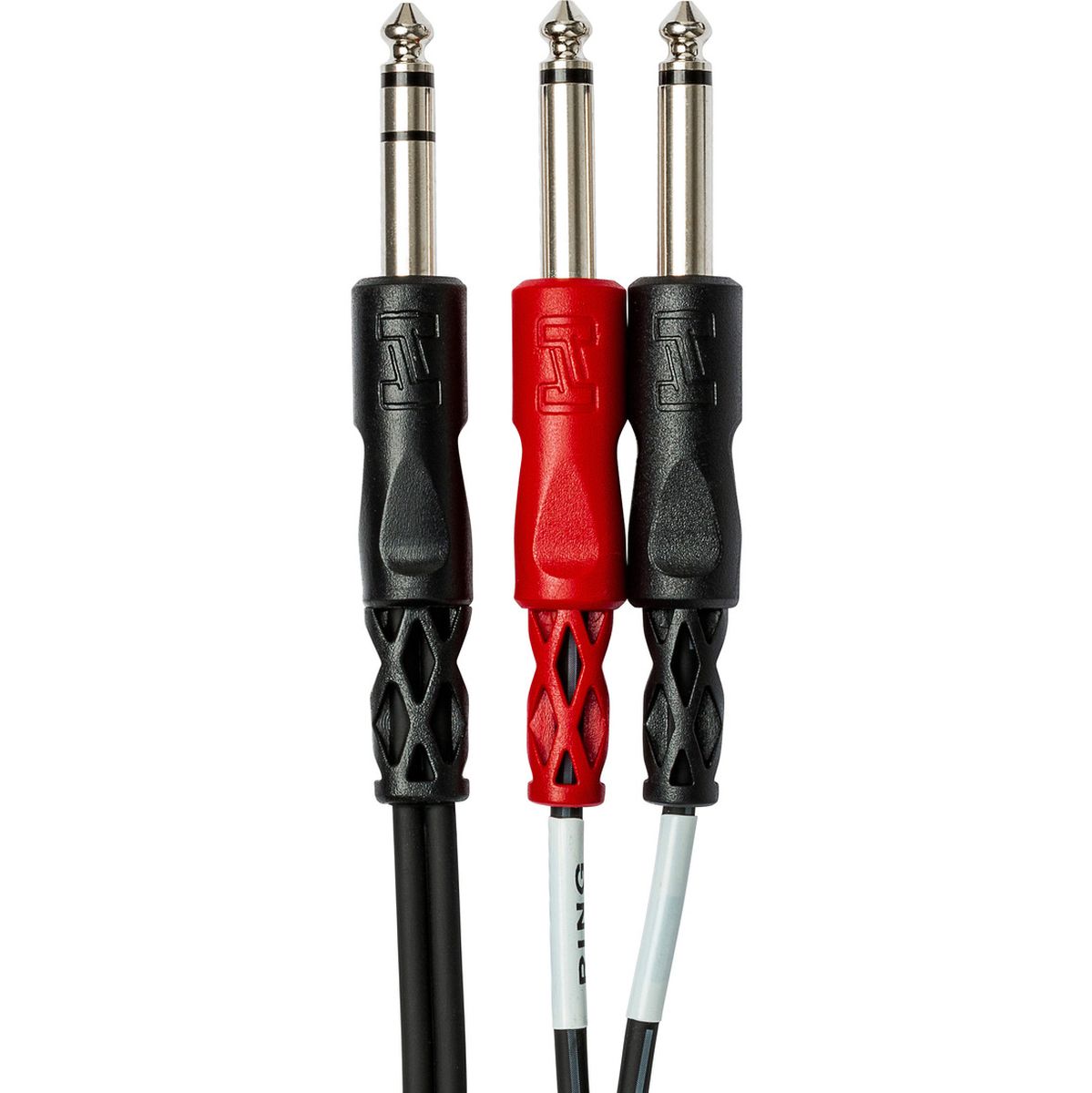Hosa STP-202 Insert Cable 1/4 In TRS To Dual 1/4 In TS 2 M