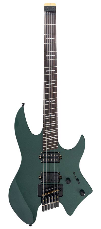 Sire Guitars X6H6/MGR Metallic Green X6 Headless Elektrische gitaar