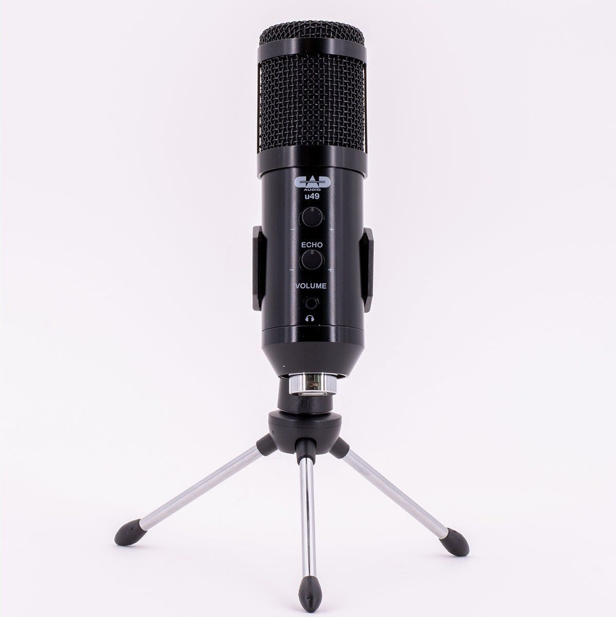 CAD USB Studio Microphone w/ Headphone Monitor & Echo