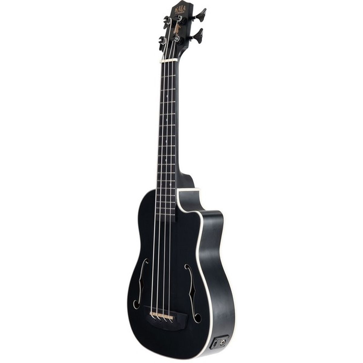Kala Black Journeyman Mahogany Acoustic-Electric U-BASS With F-Holes