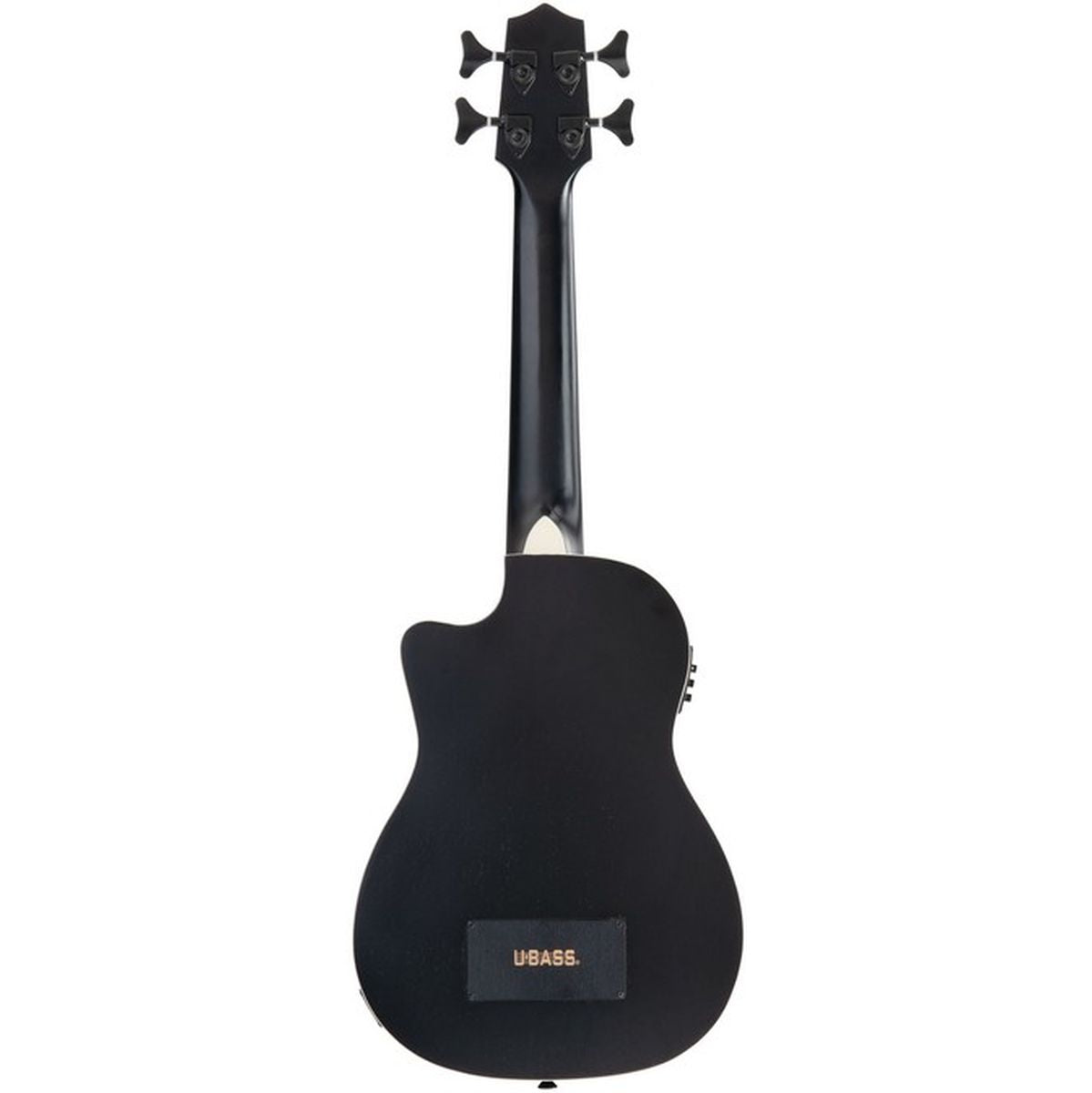 Kala Black Journeyman Mahogany Acoustic-Electric U-BASS With F-Holes