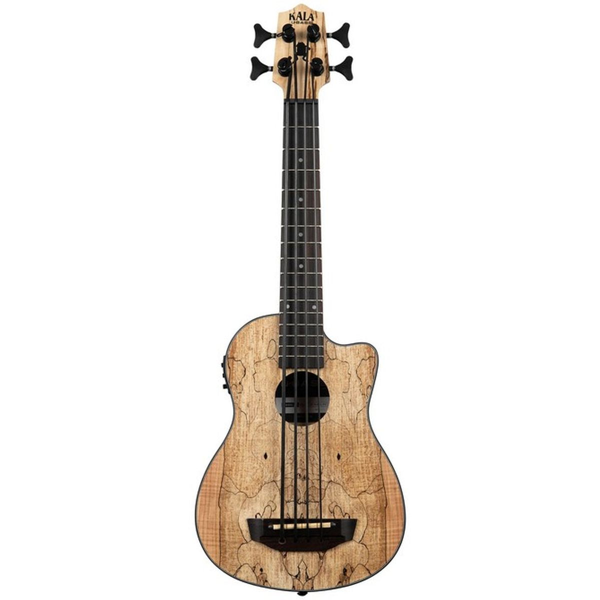 Kala Spalted Maple Acoustic-Electric U-BASS