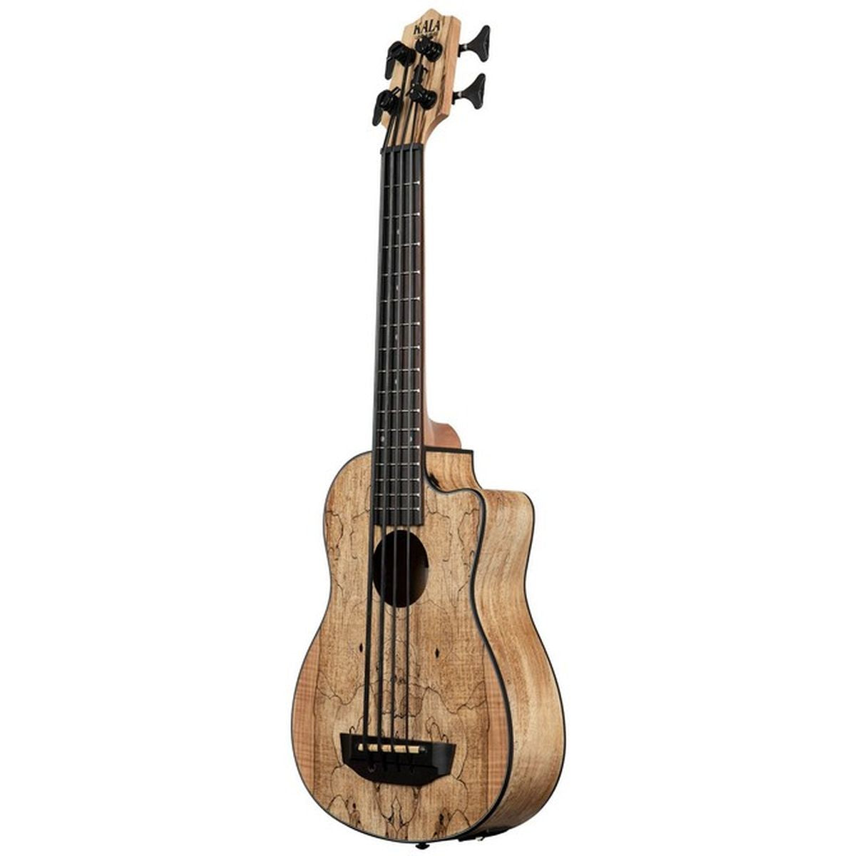 Kala Spalted Maple Acoustic-Electric U-BASS