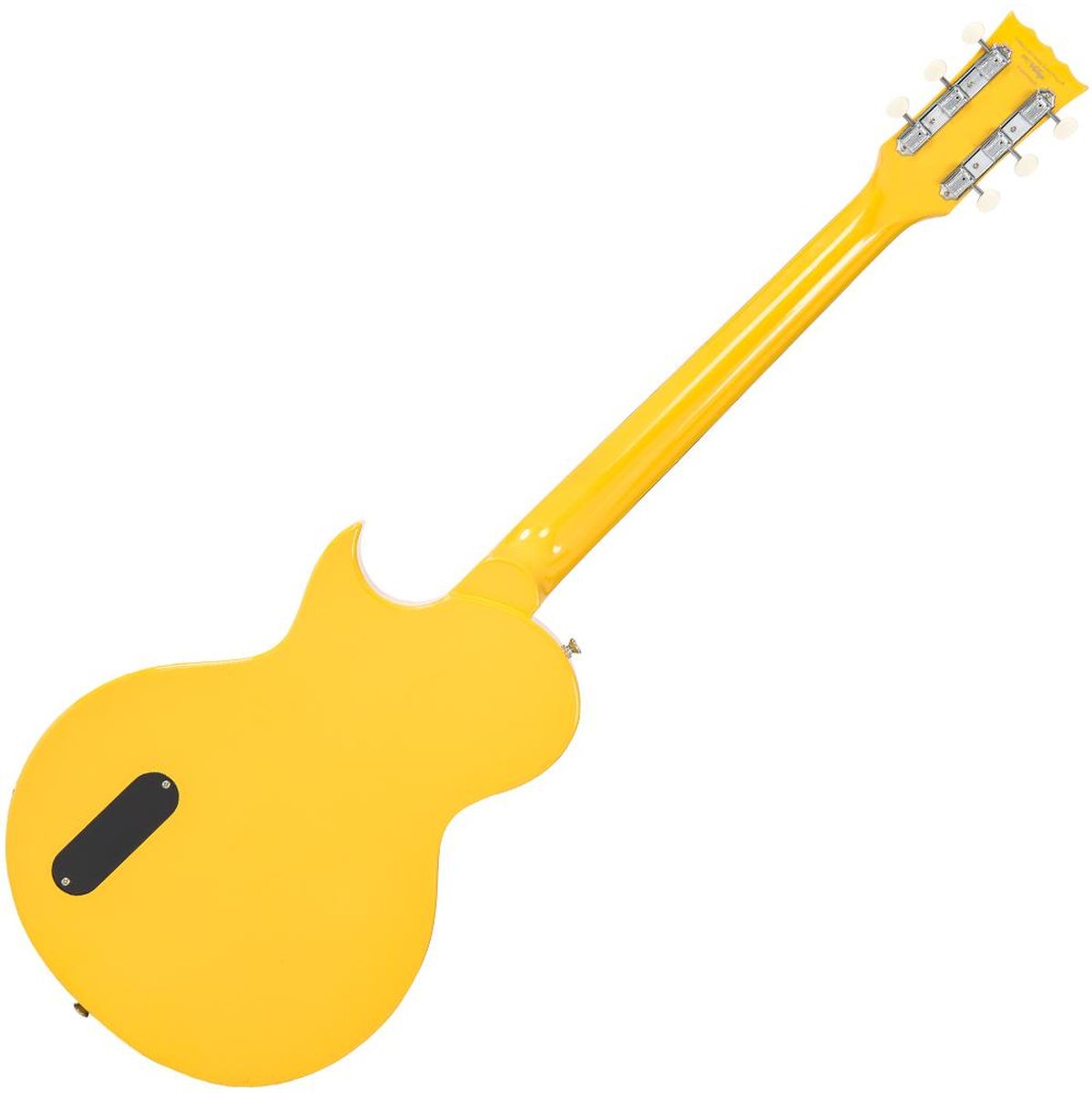 Vintage V120 Electric Guitar-Single Cut - TV Yellow