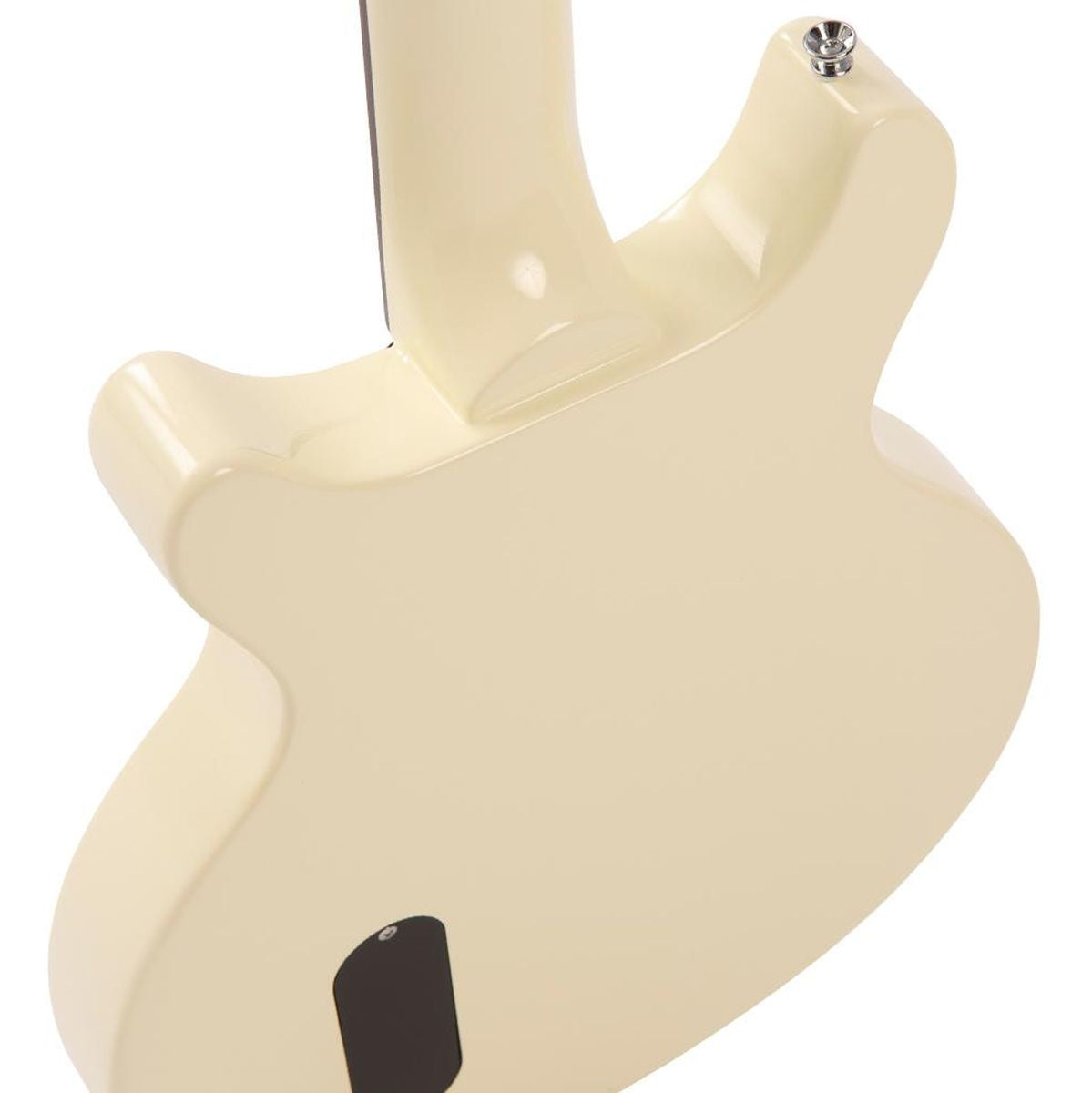 Vintage VR130 Electric Guitar-Double Cut - Vintage White