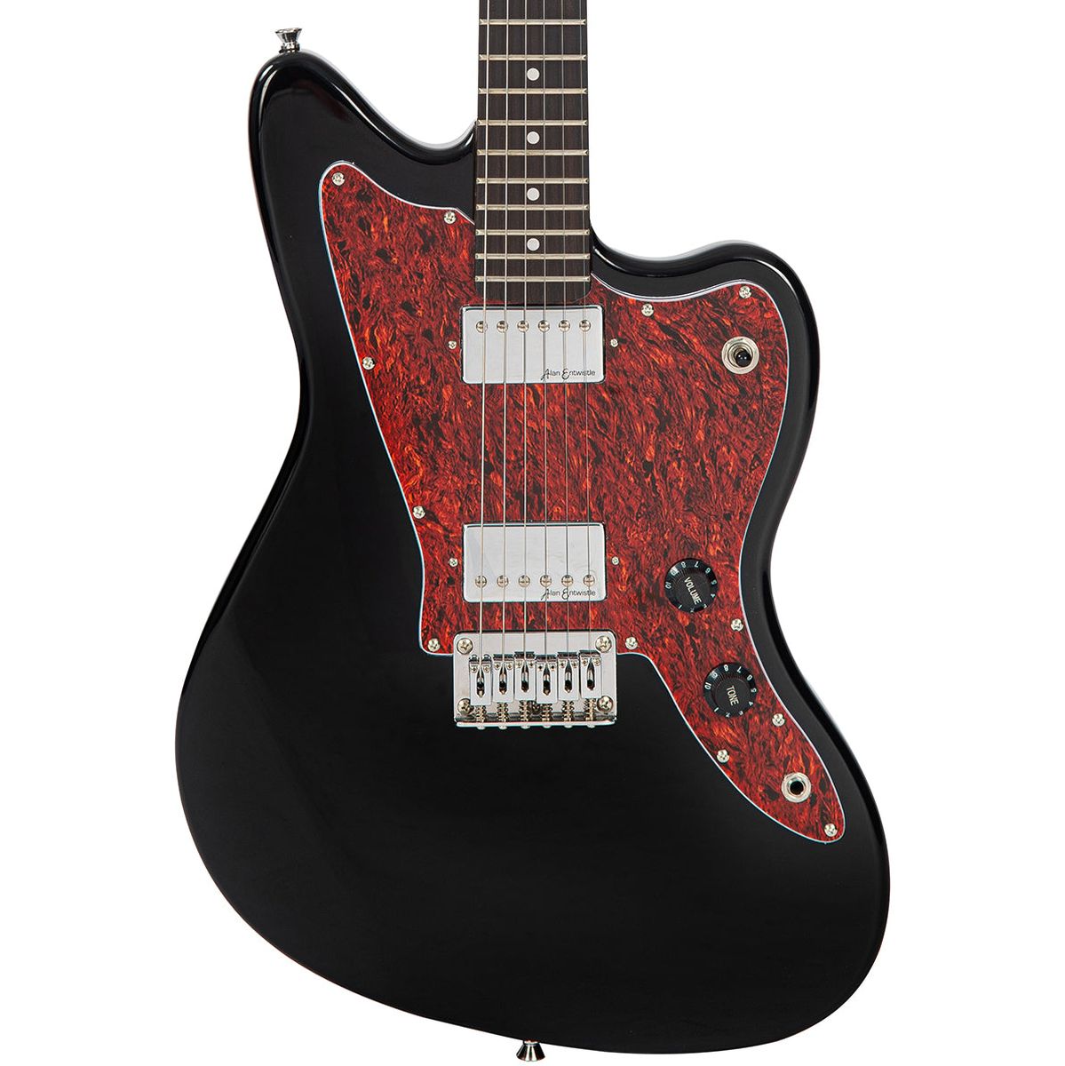 Vintage V50 Coaster Series Electric Guitar - Gloss Black