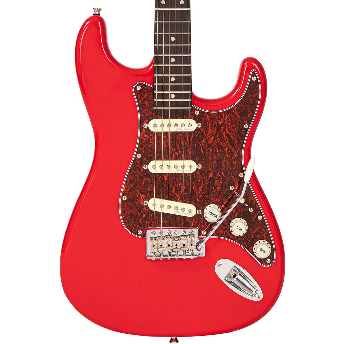 Vintage V60 Coaster Series Electric Guitar - Gloss Red